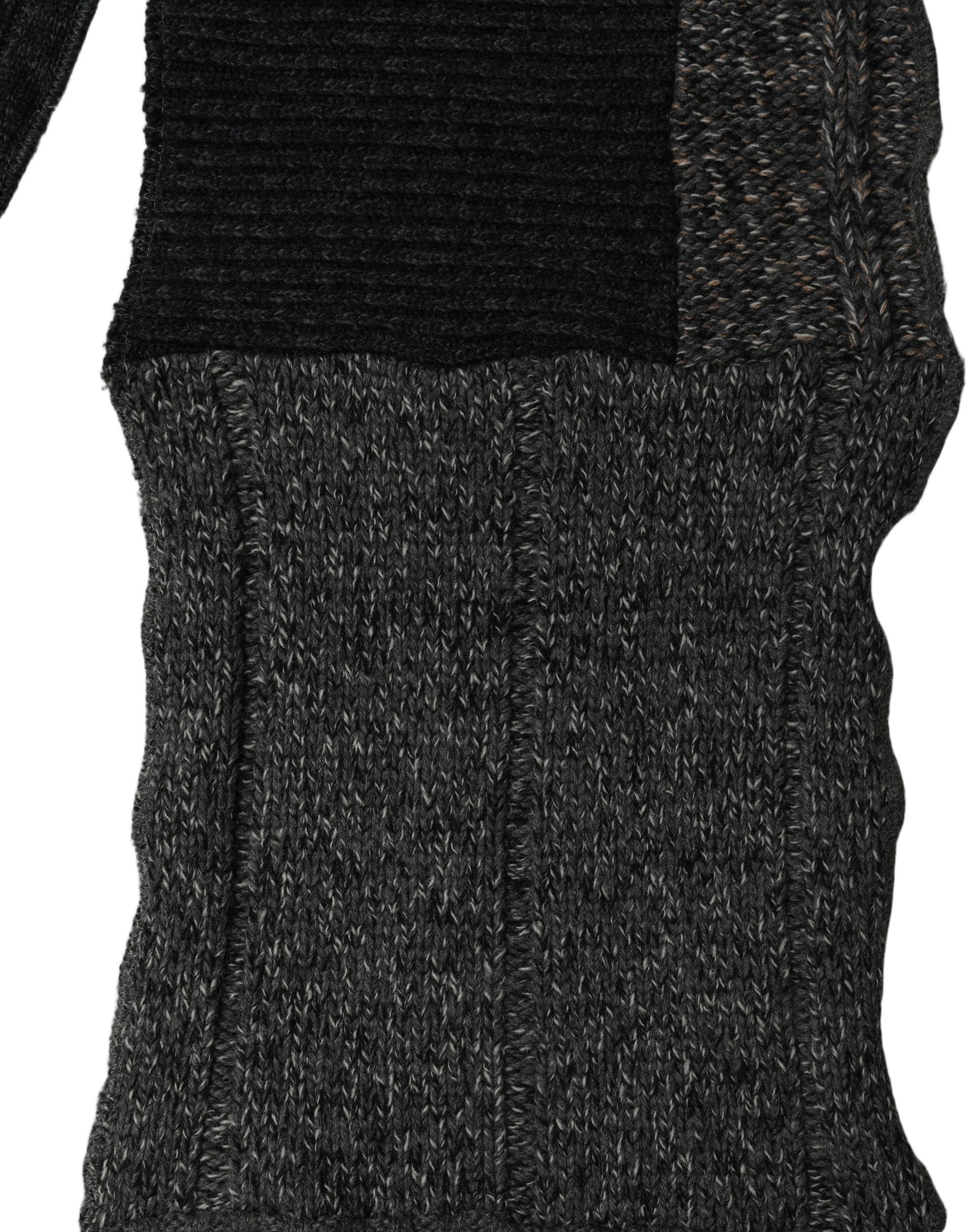 Patchwork Wool Knit Shawl Women's Scarf - Dolce & Gabbana - Modalova