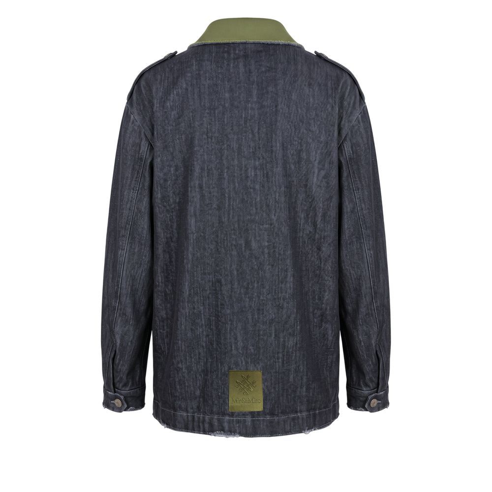 Grey Cotton Men Men's Jacket - Mr&Mrs Italy - Modalova