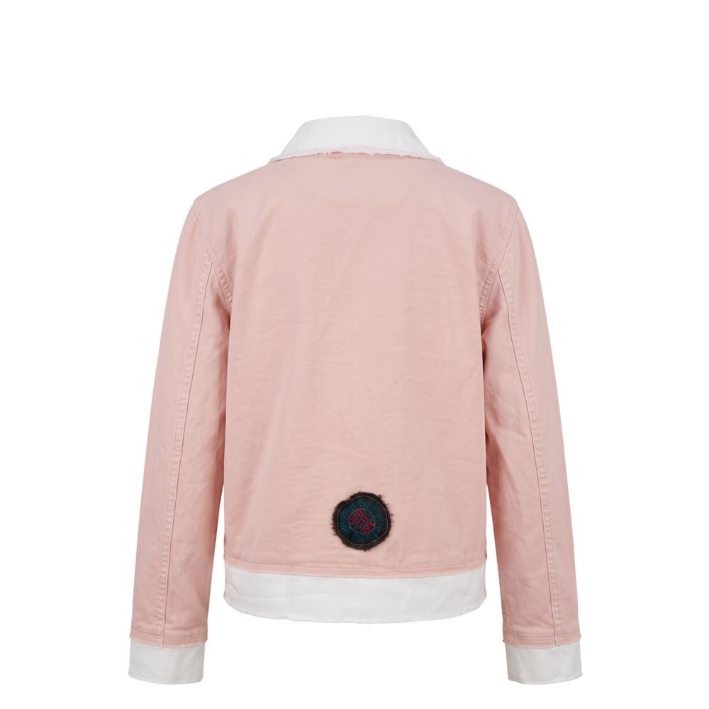 Pink Cotton Women's Women's Jacket - Mr&Mrs Italy - Modalova