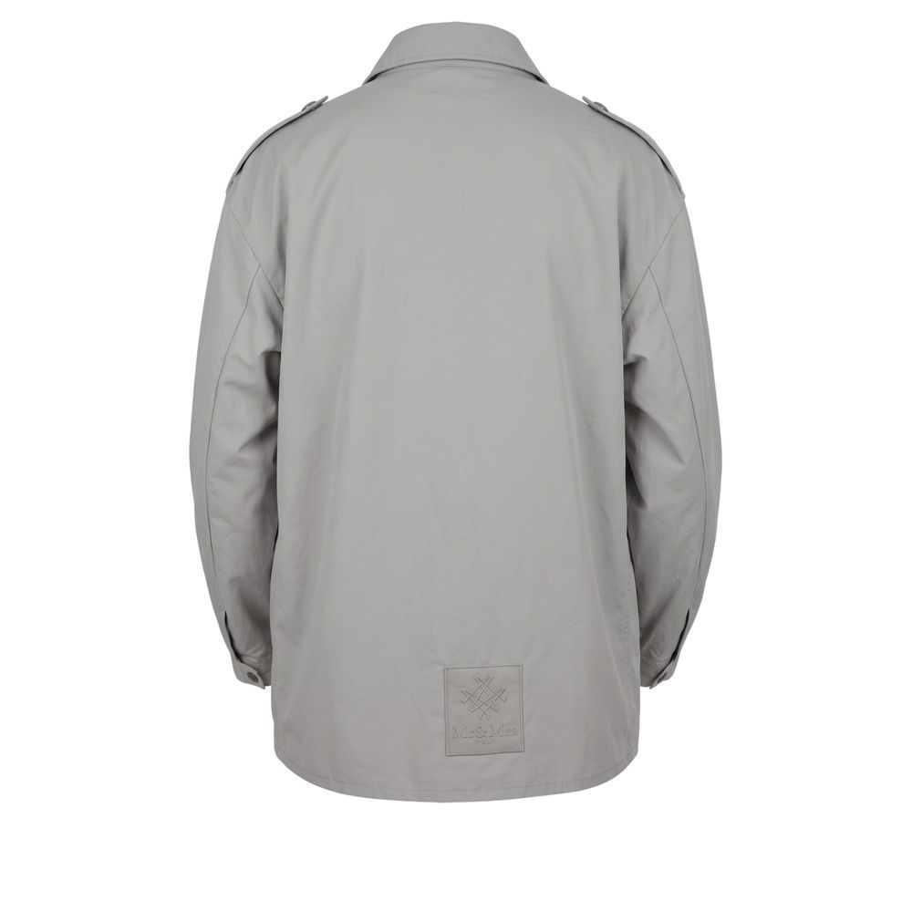 Green Polyurethane Men Men's Jacket - Mr&Mrs Italy - Modalova