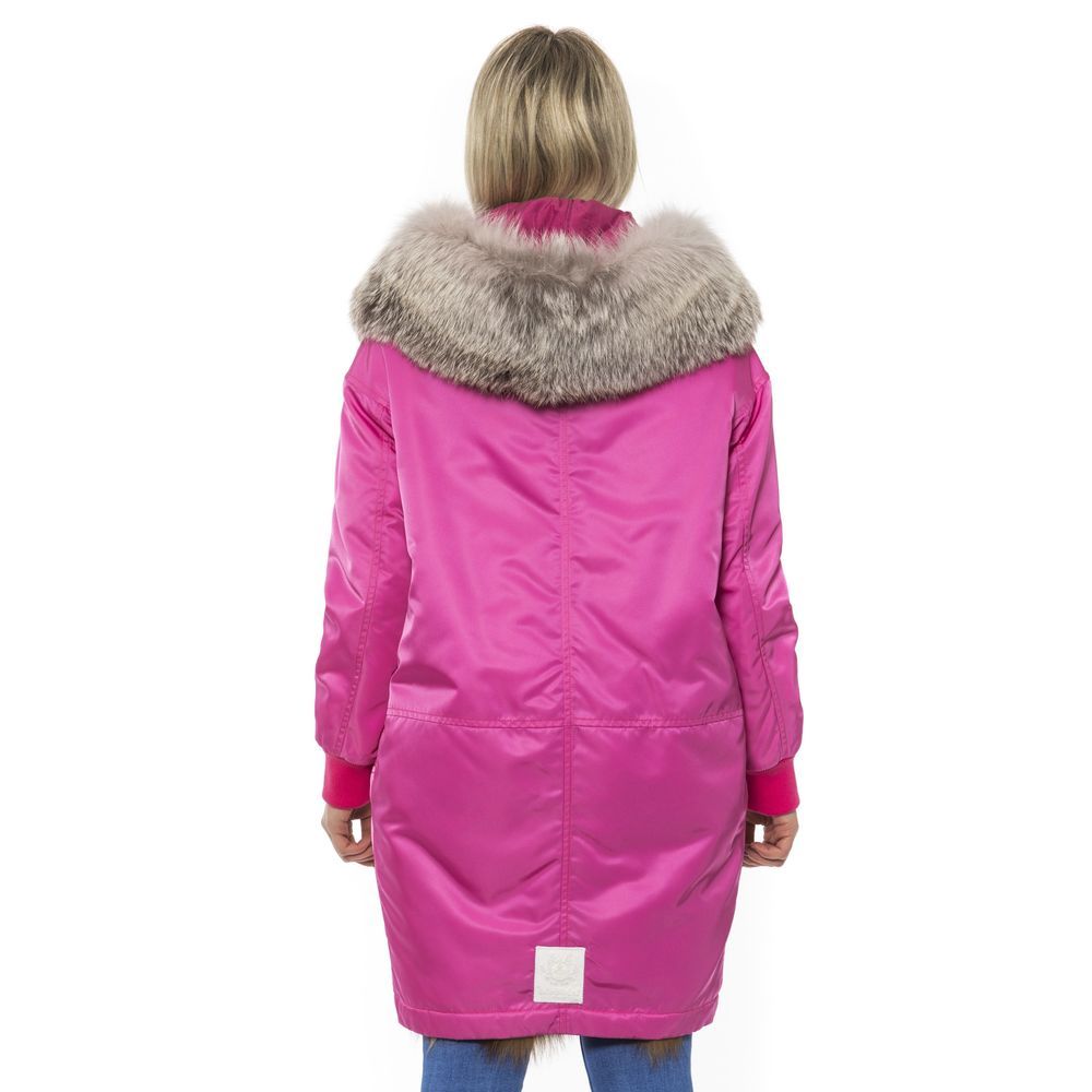 Pink Cotton Women Women's Jacket - Mr&Mrs Italy - Modalova