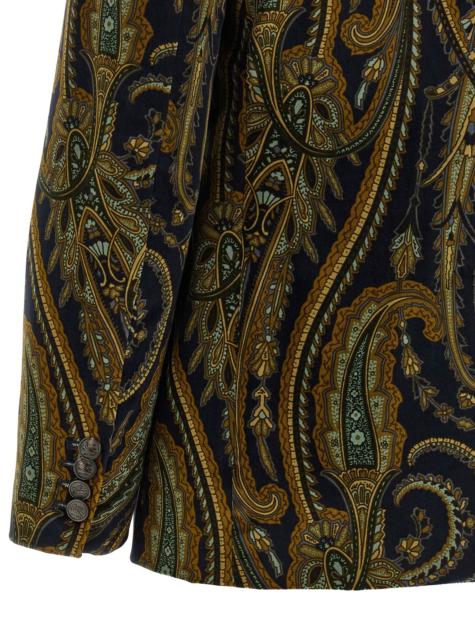 Etro Blue Cotton Women's Blazer - Etro - Modalova