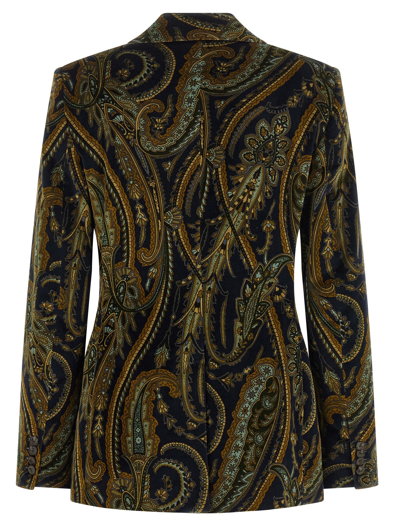 Etro Blue Cotton Women's Blazer - Etro - Modalova