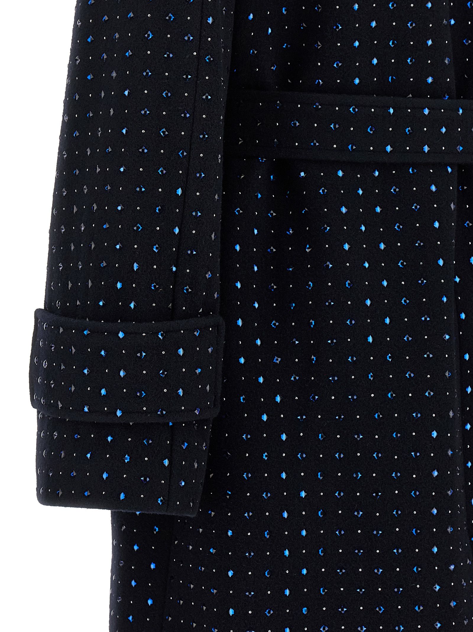 PINKO Blue Wool Women's Coat - PINKO - Modalova