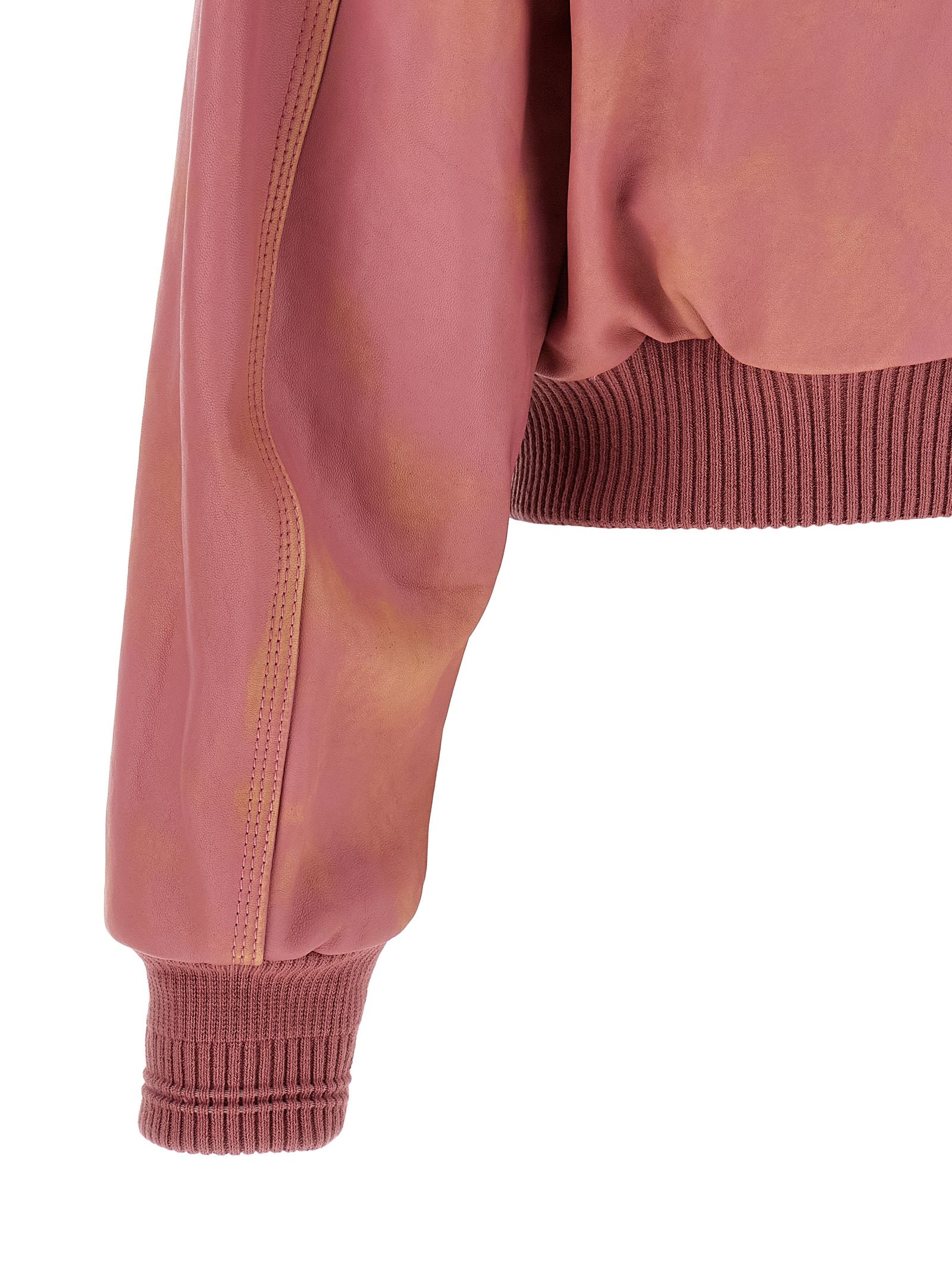 Lamb Leather Leather Women's Jacket - Diesel - Modalova
