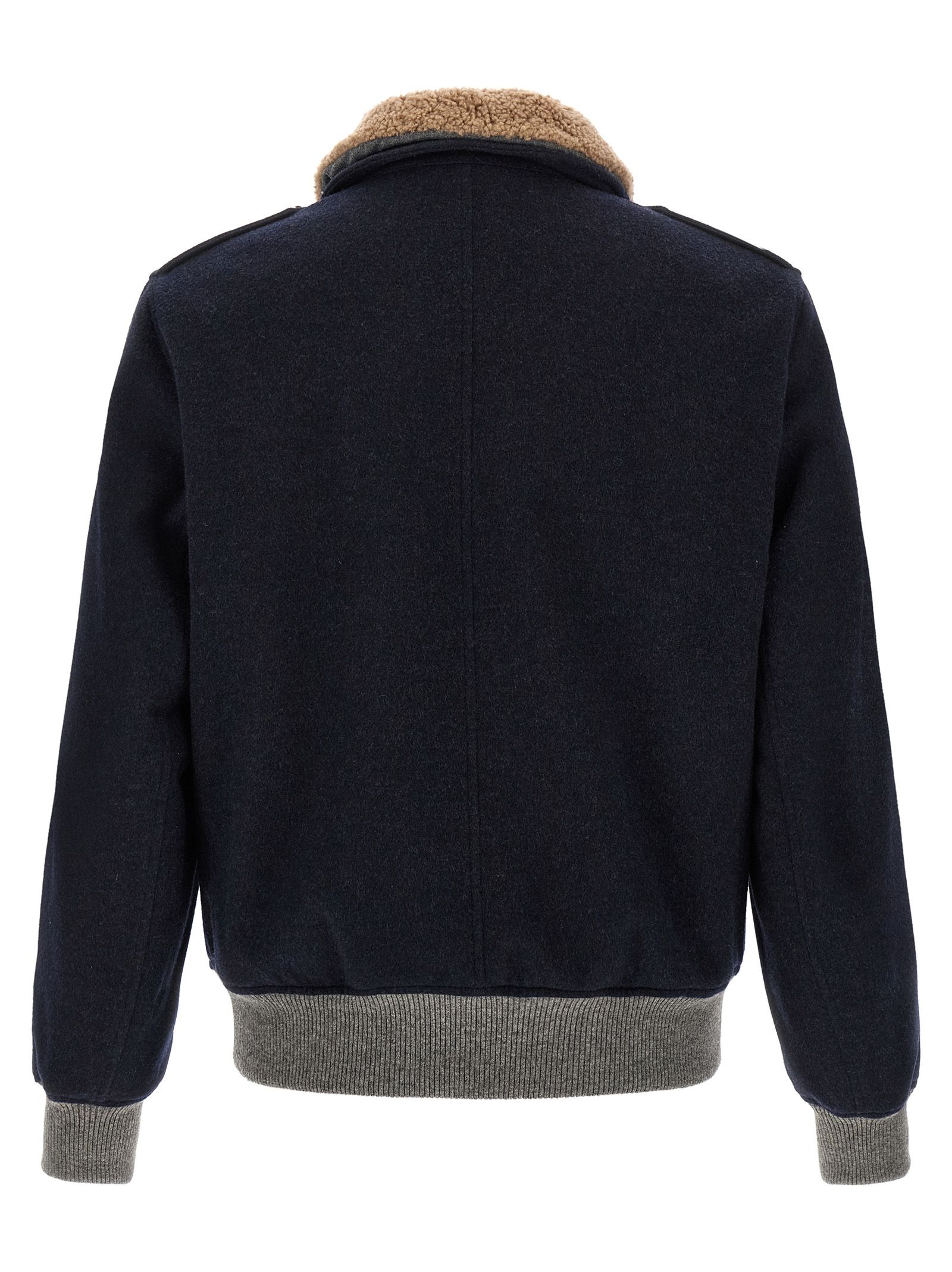 Cashmere Men's Bomber - Brunello Cucinelli - Modalova