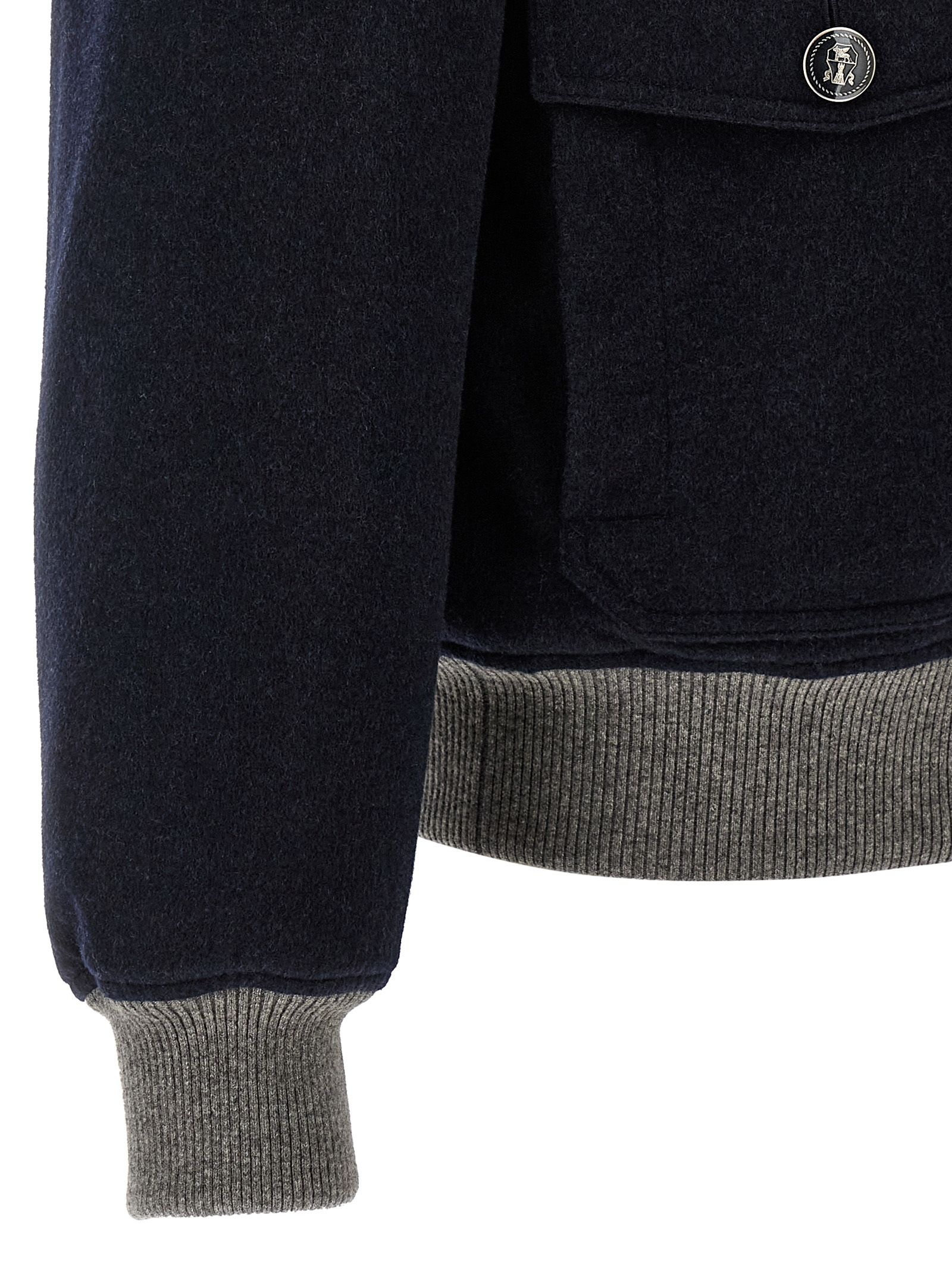 Cashmere Men's Bomber - Brunello Cucinelli - Modalova