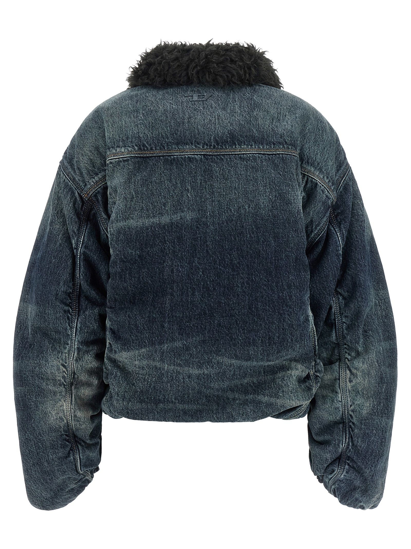 Cotton Denim Women's Jacket - Diesel - Modalova