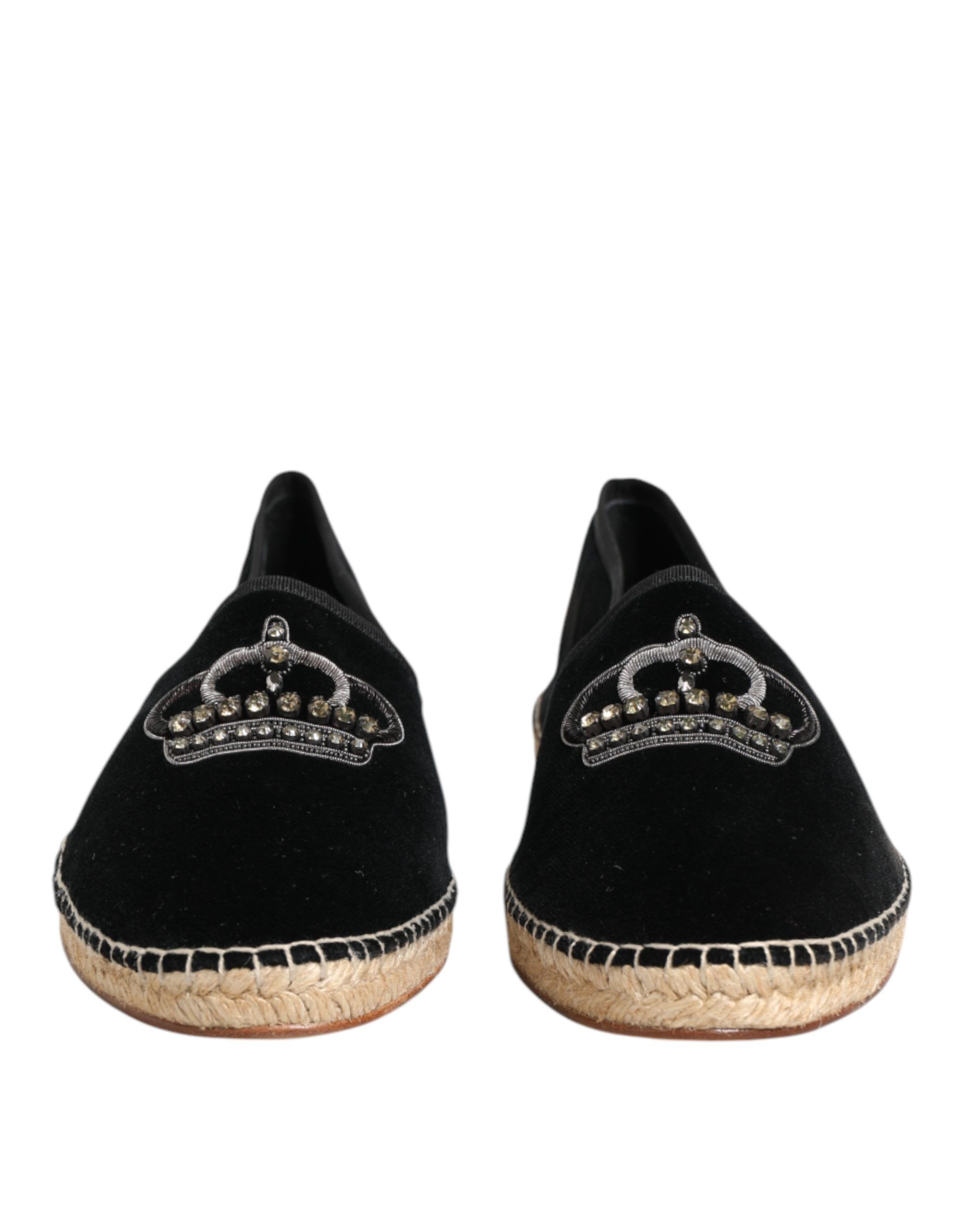 Embellished Crown Flat Espadrilles Men's Shoes - Dolce & Gabbana - Modalova