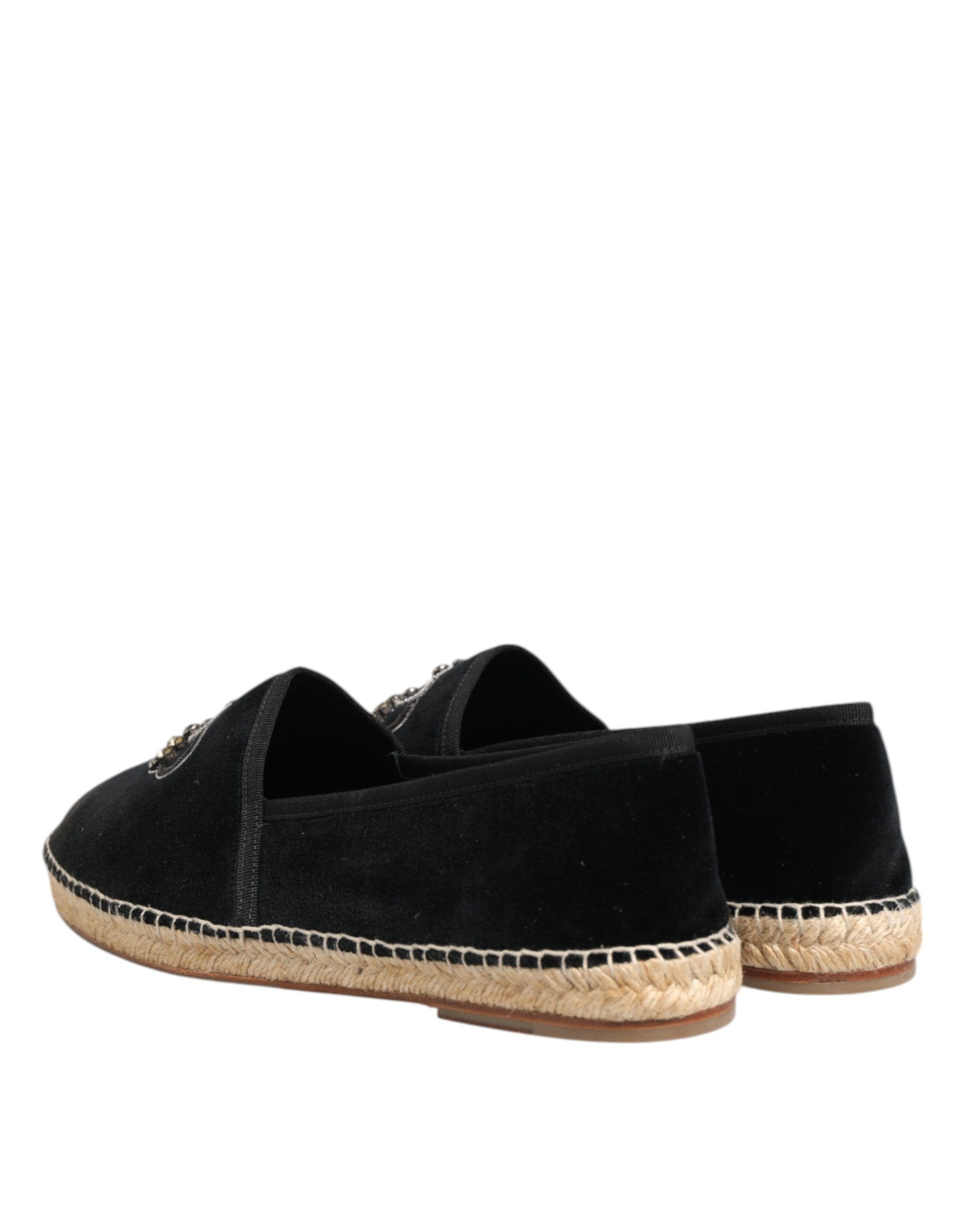 Embellished Crown Flat Espadrilles Men's Shoes - Dolce & Gabbana - Modalova