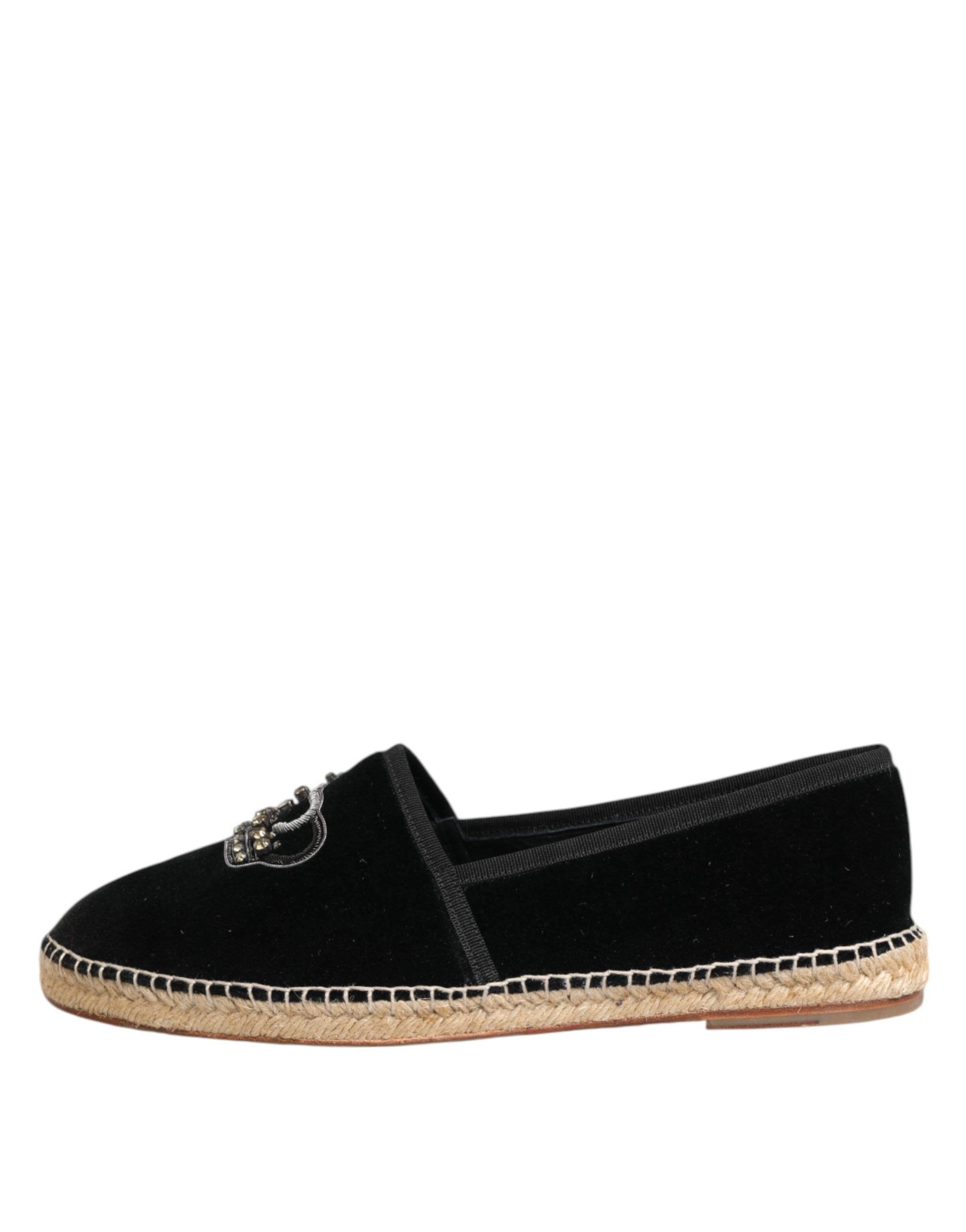 Embellished Crown Flat Espadrilles Men's Shoes - Dolce & Gabbana - Modalova