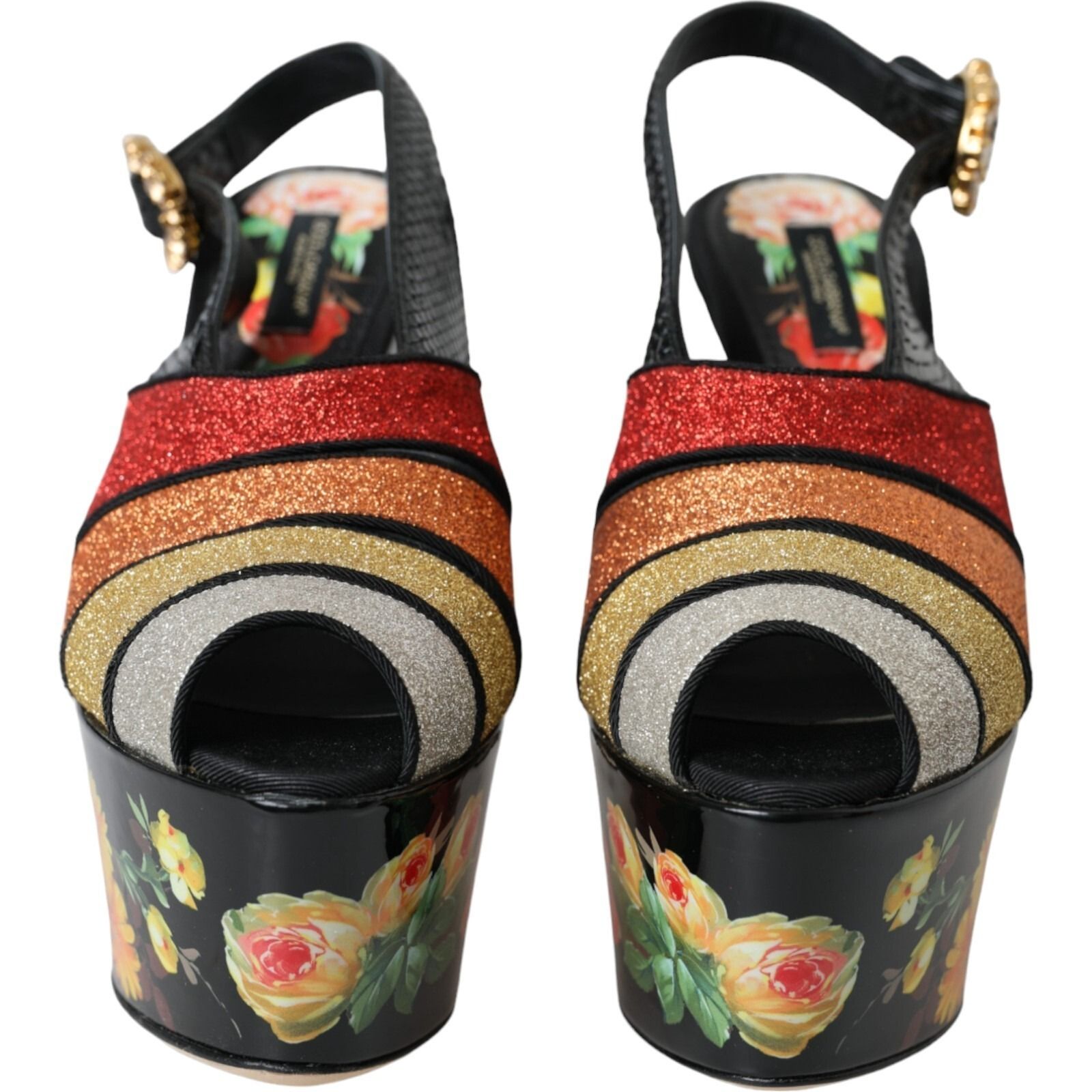 Floral Crystal Platform Sandals Women's Shoes - Dolce & Gabbana - Modalova
