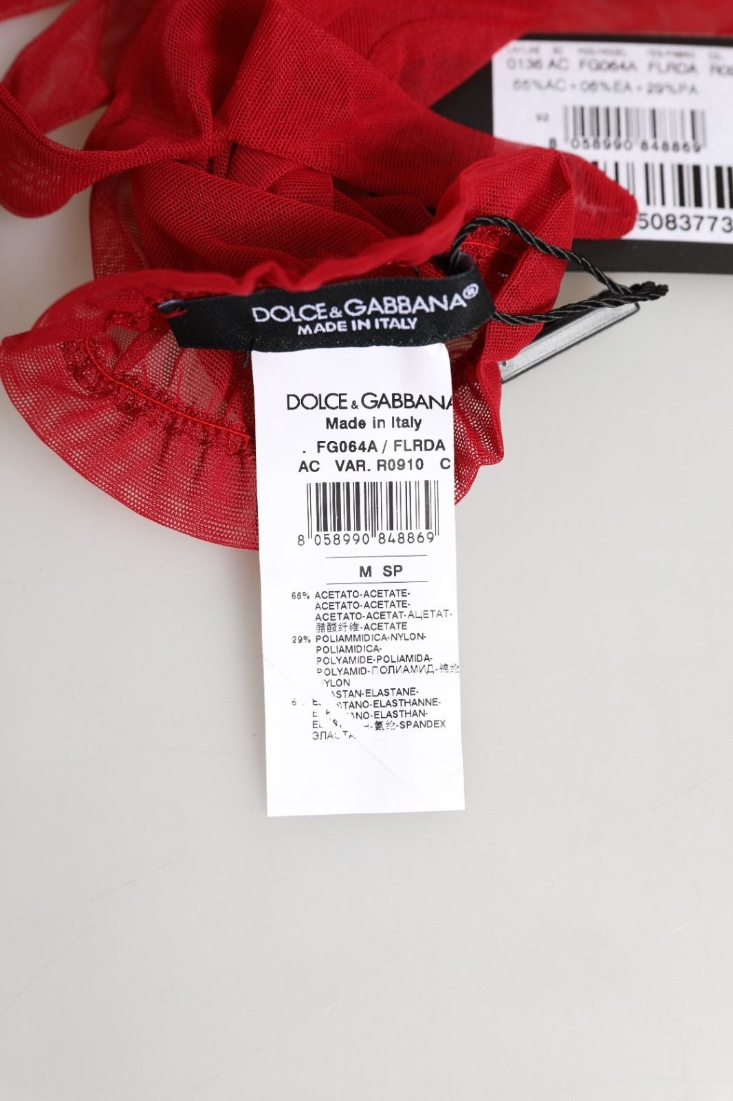 Acetate Sheer Elbow Length Mitten Women's Gloves - Dolce & Gabbana - Modalova