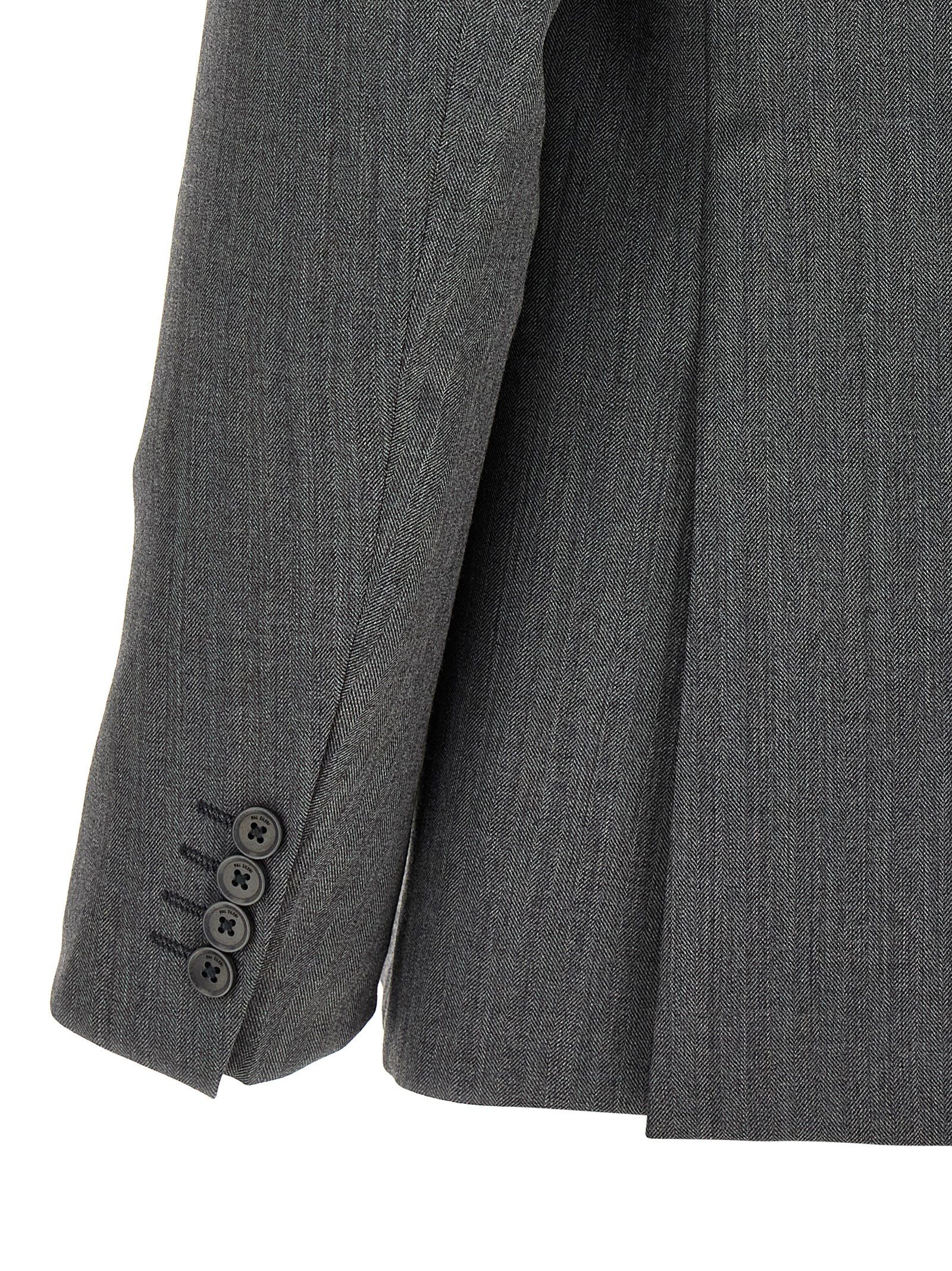 Pal Zileri Gray Wool Men's Suit - Pal Zileri - Modalova