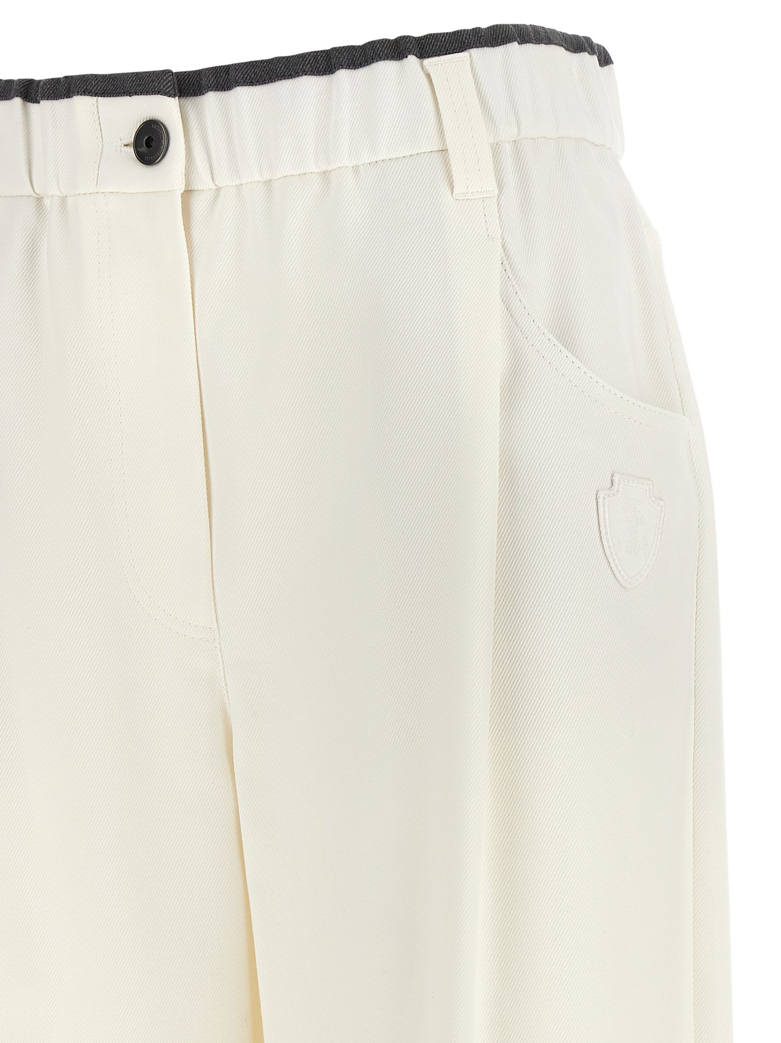 Cotton Casual Women's Pants - Brunello Cucinelli - Modalova