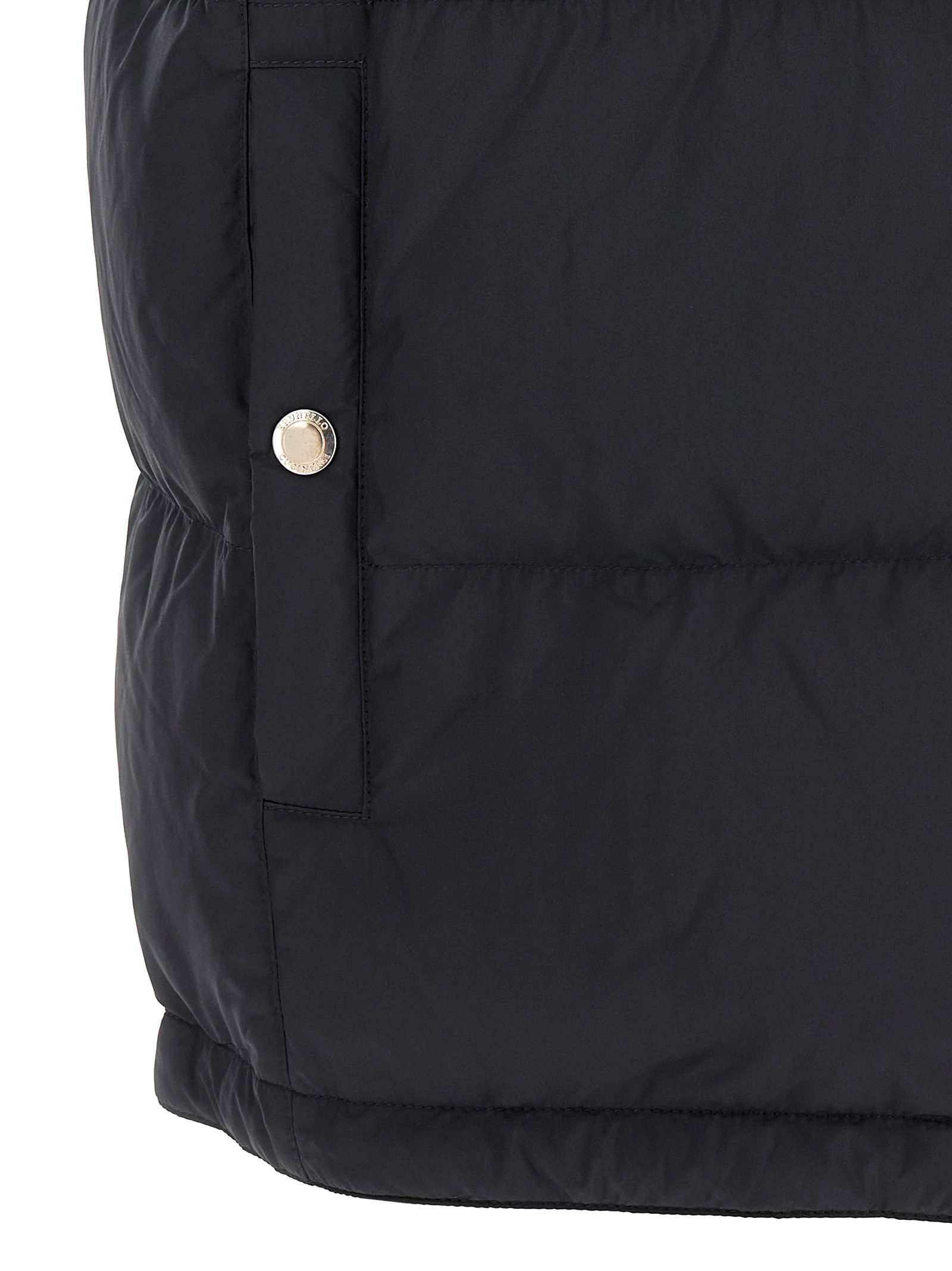 Polyester Sleeveless Men's Jacket - Brunello Cucinelli - Modalova