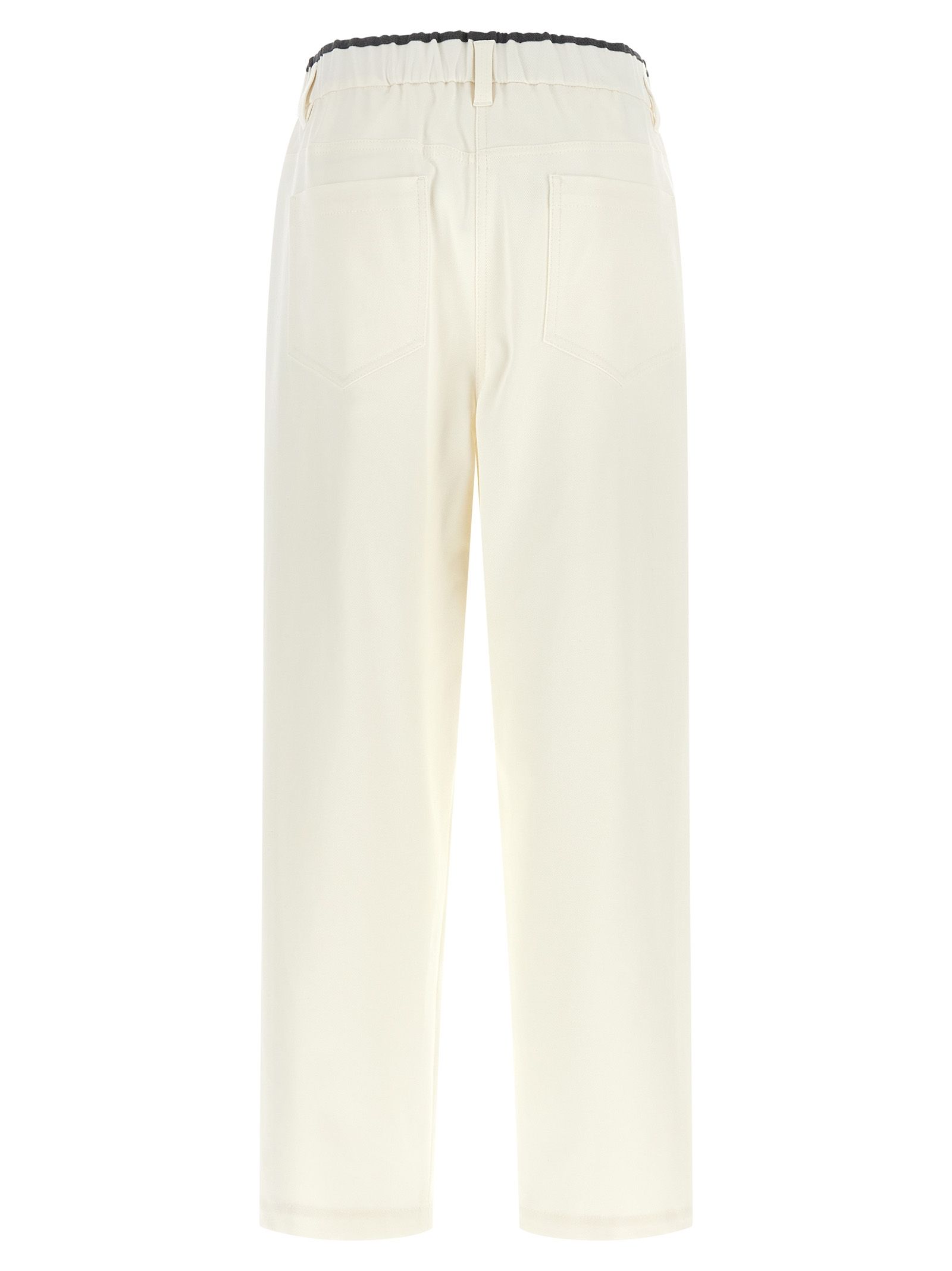 Cotton Casual Women's Pants - Brunello Cucinelli - Modalova
