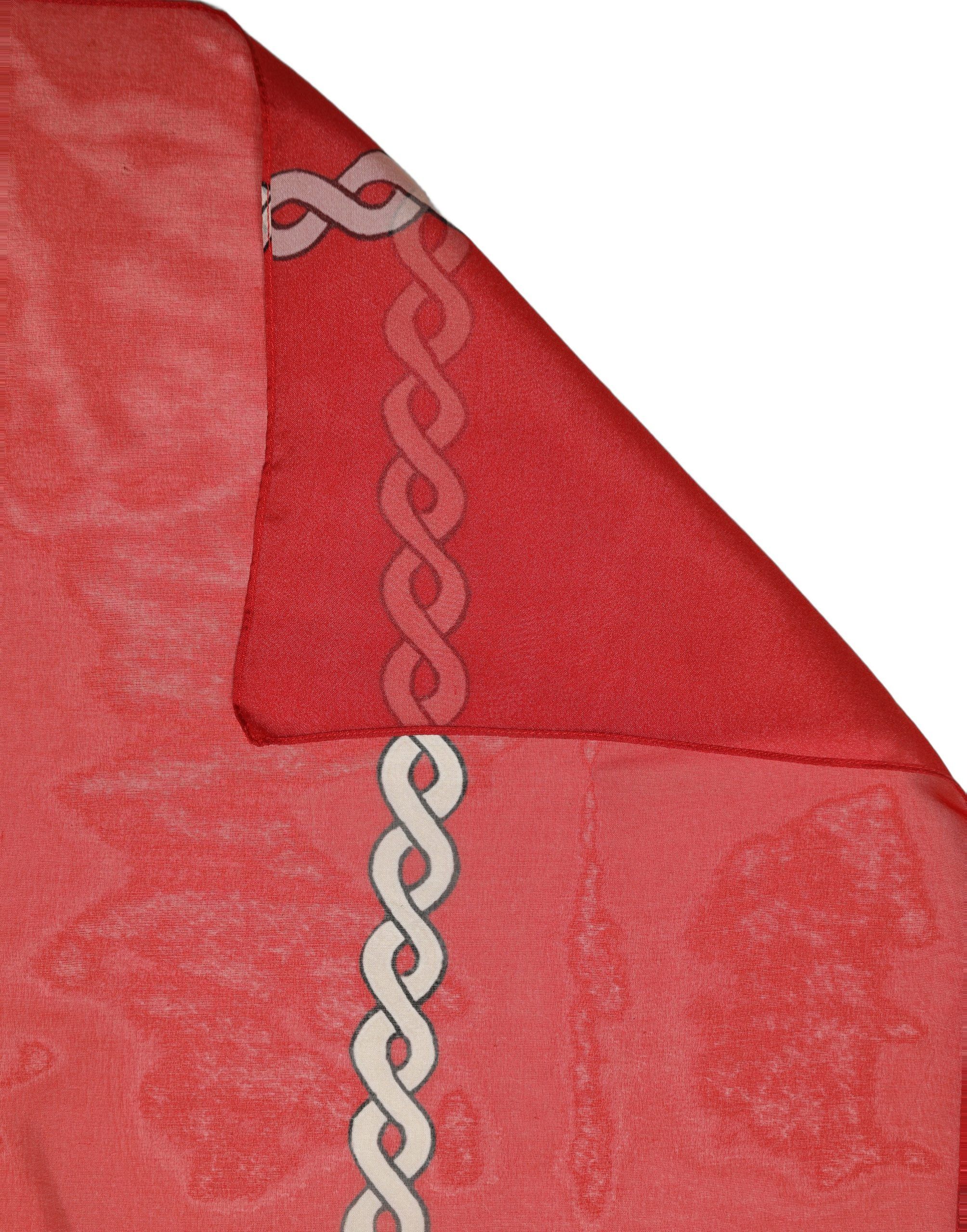 Silk Braided Rope Square Foulard Women's Scarf - Dolce & Gabbana - Modalova