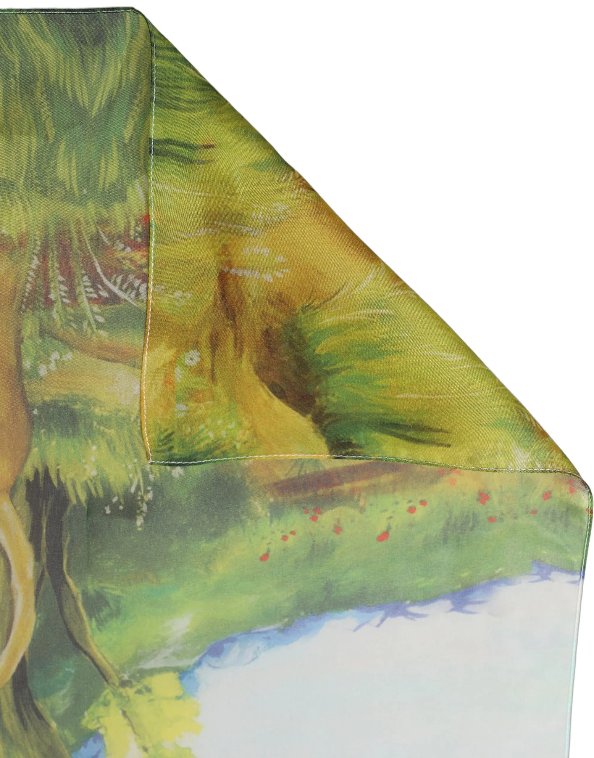 Silk Landscape Foulard Women's Scarf - Dolce & Gabbana - Modalova