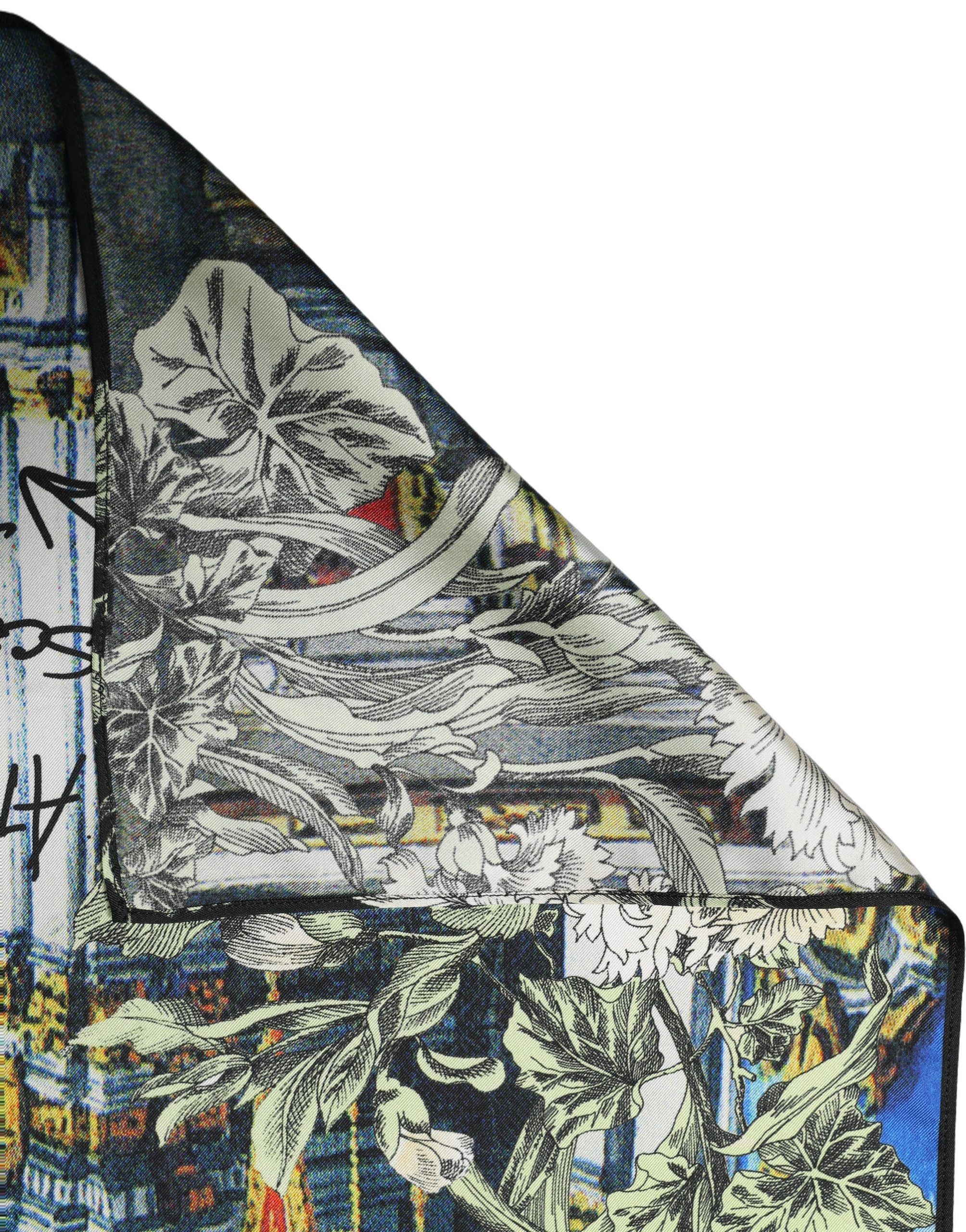Printed Silk Square Foulard Women's Scarf - Dolce & Gabbana - Modalova