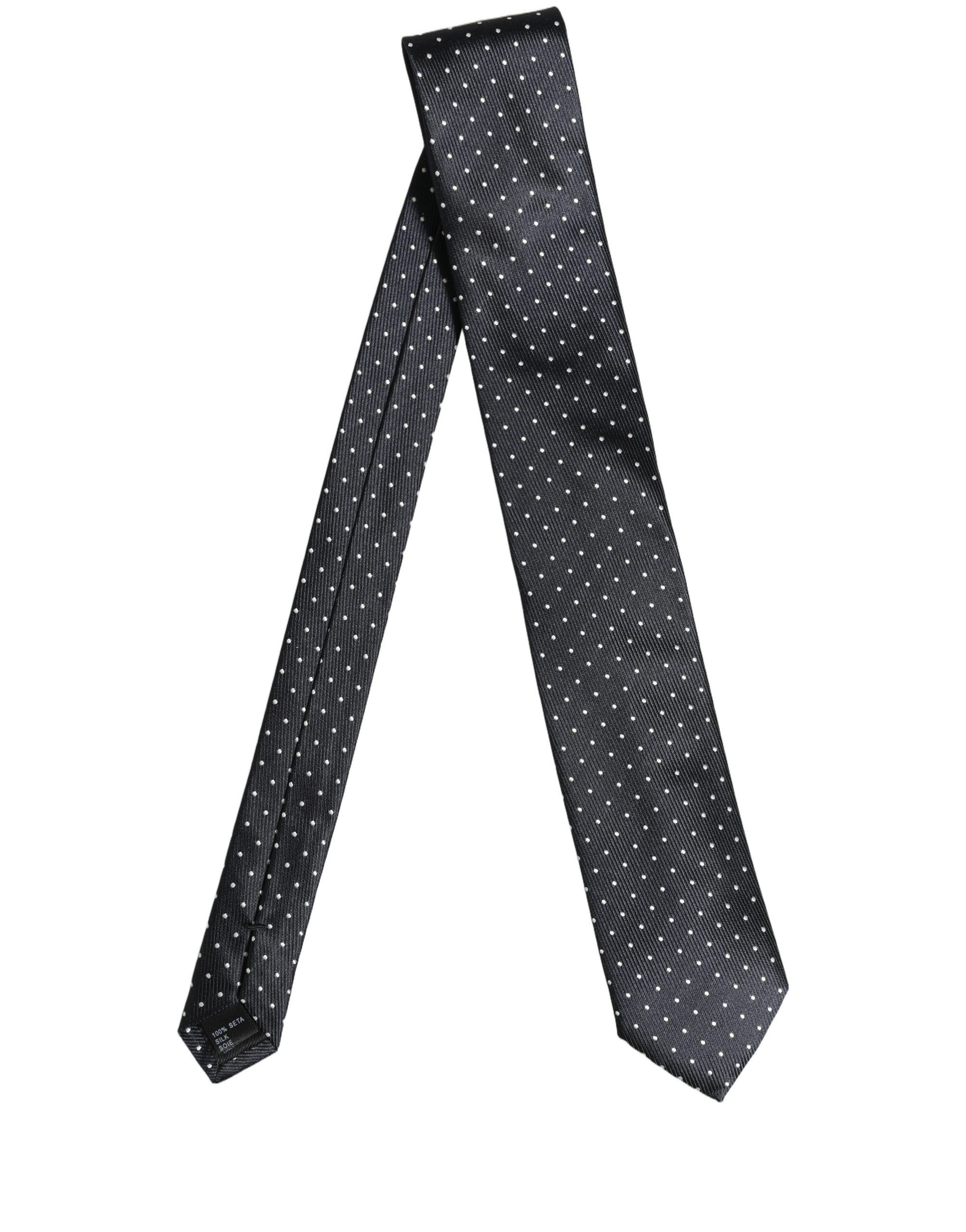 Polka Dot Silk Adjustable NeckMen's Accessory Men's Tie - Dolce & Gabbana - Modalova