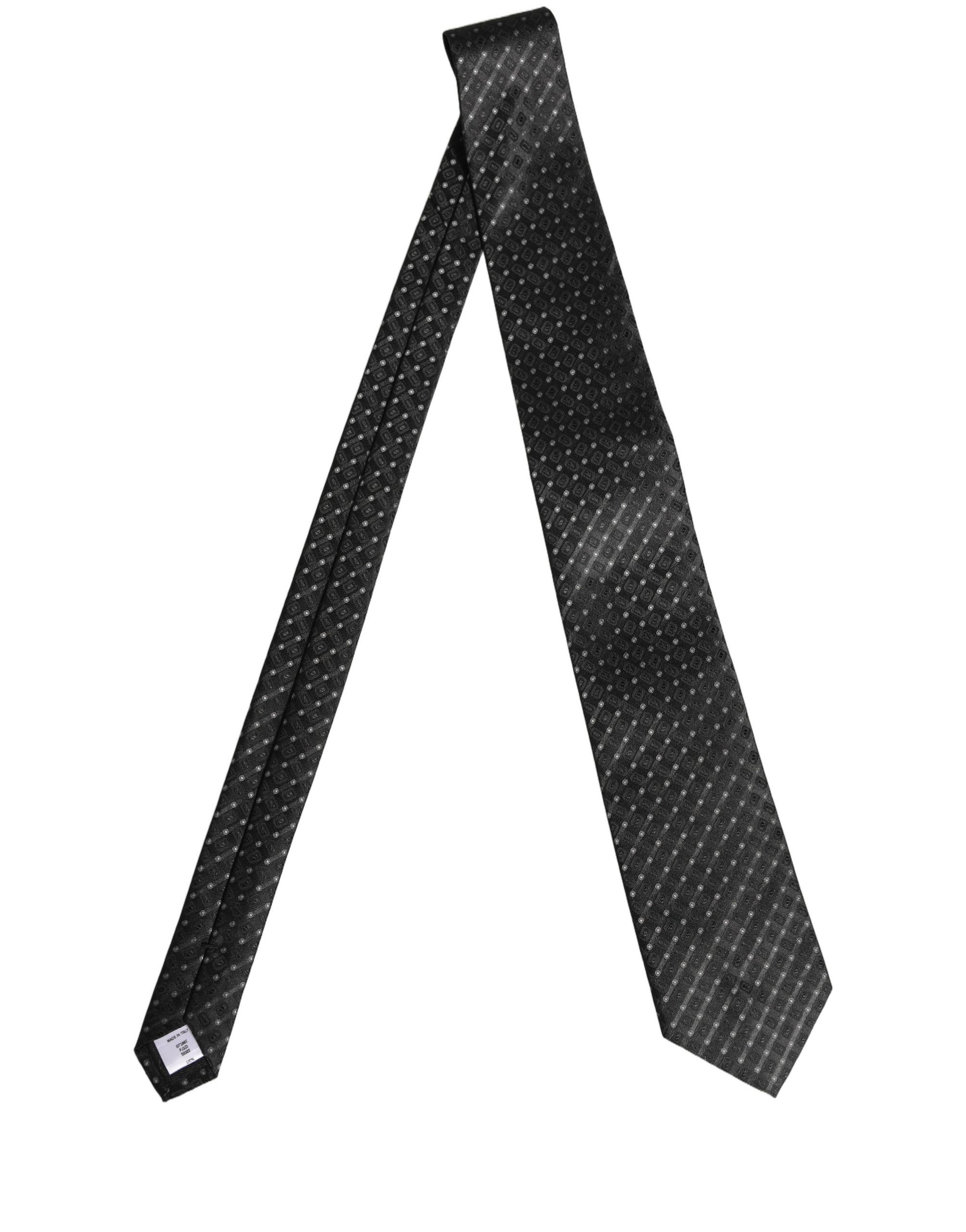 Jacquard Silk Adjustable Men NeckMen's Accessory Men's Tie - Dolce & Gabbana - Modalova
