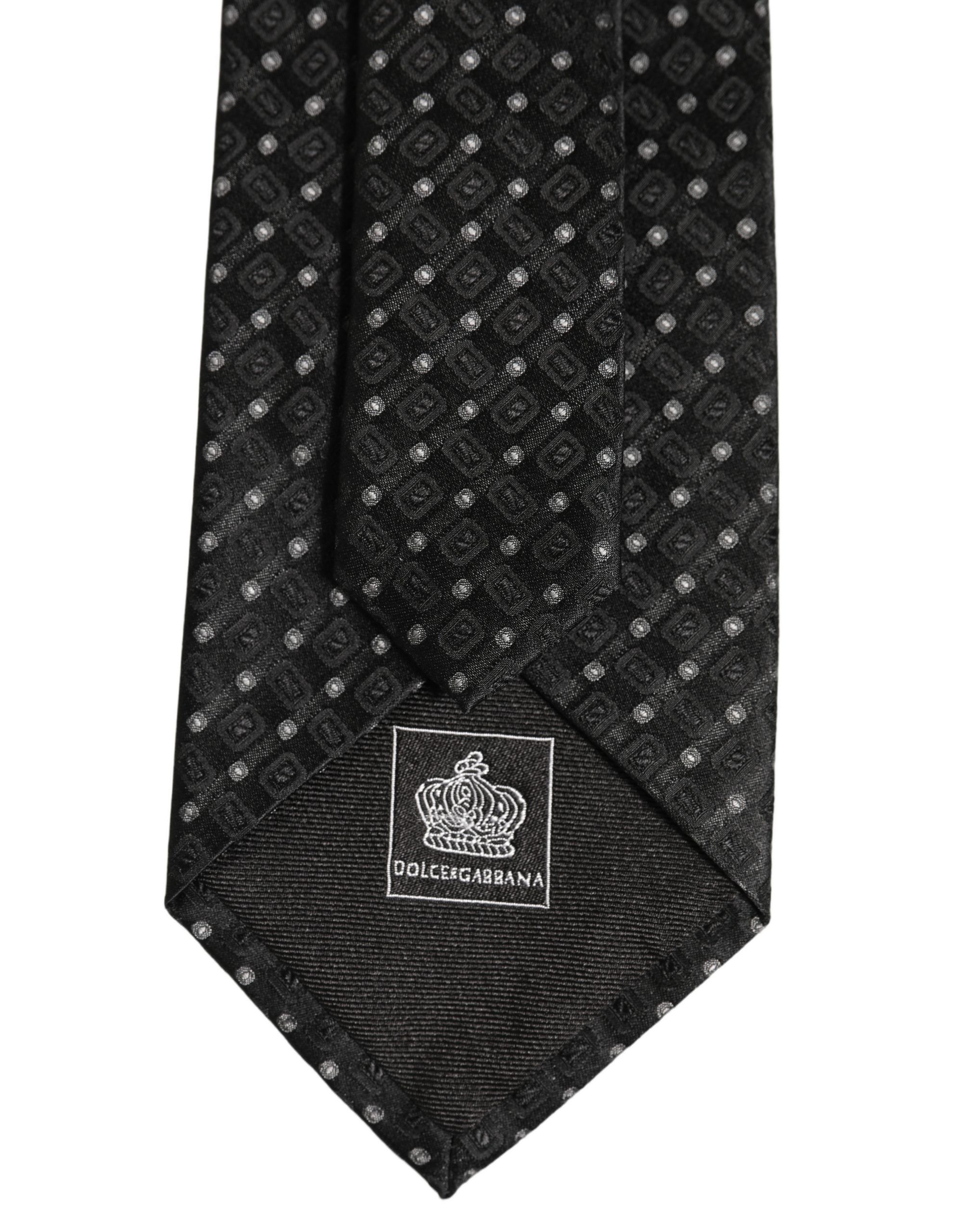 Jacquard Silk Adjustable Men NeckMen's Accessory Men's Tie - Dolce & Gabbana - Modalova