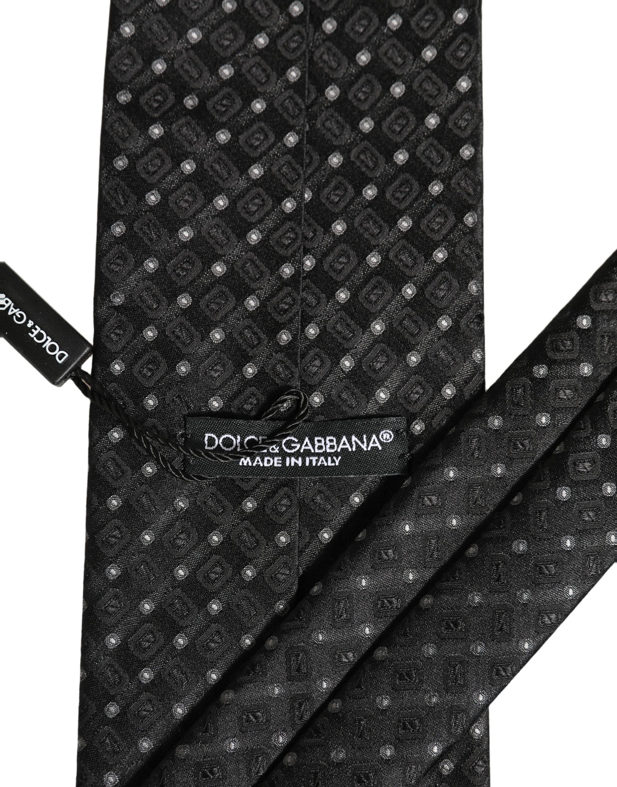 Jacquard Silk Adjustable Men NeckMen's Accessory Men's Tie - Dolce & Gabbana - Modalova