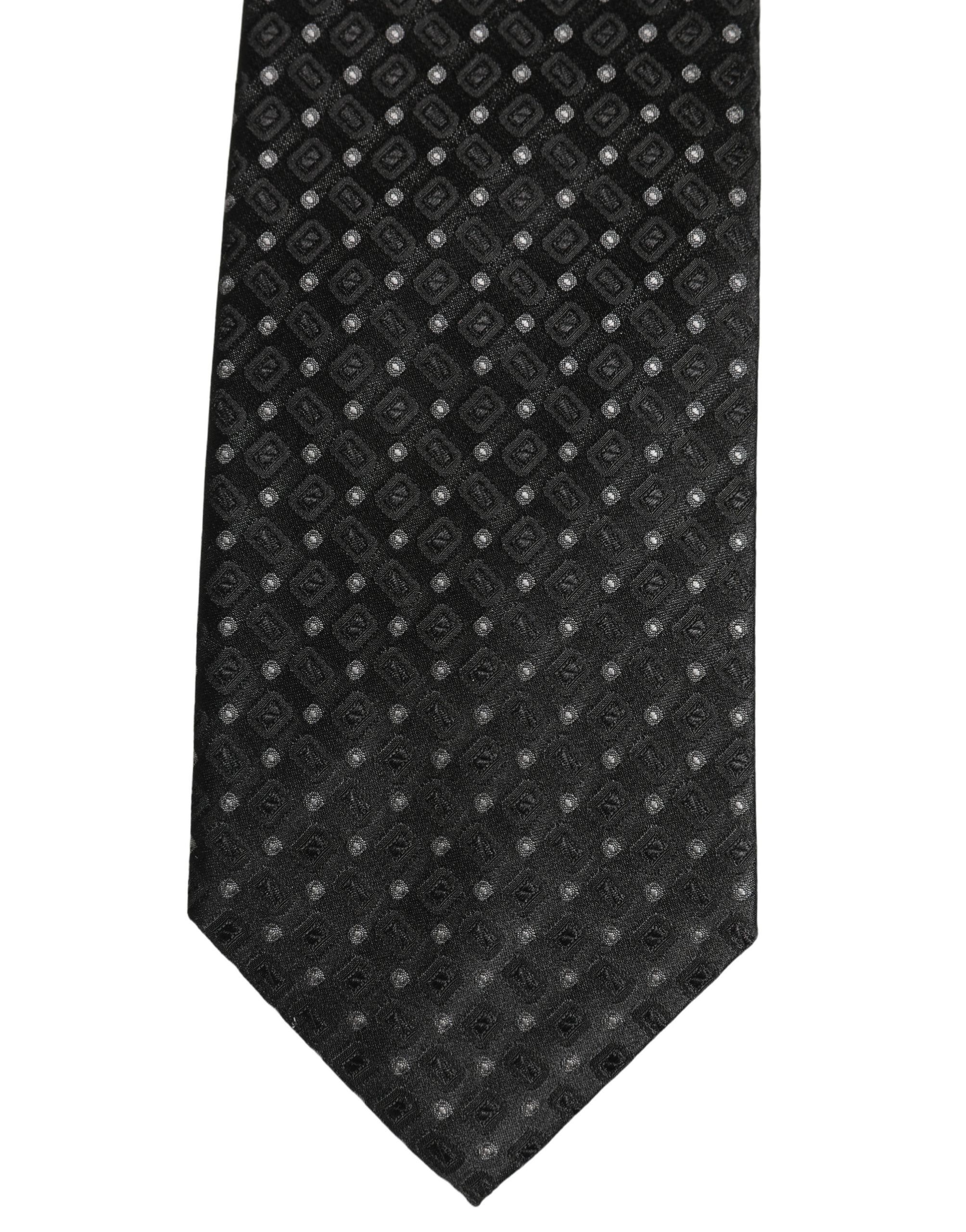 Jacquard Silk Adjustable Men NeckMen's Accessory Men's Tie - Dolce & Gabbana - Modalova