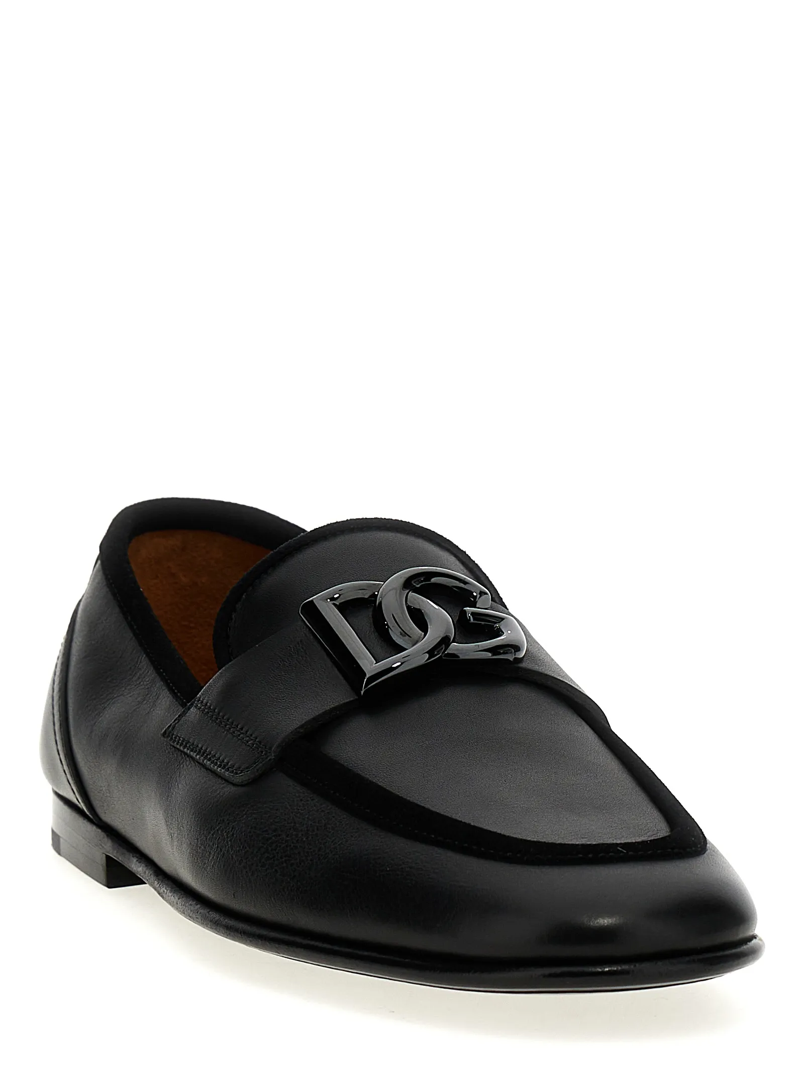 Calfskin Slip-On Men's Loafers - Dolce & Gabbana - Modalova