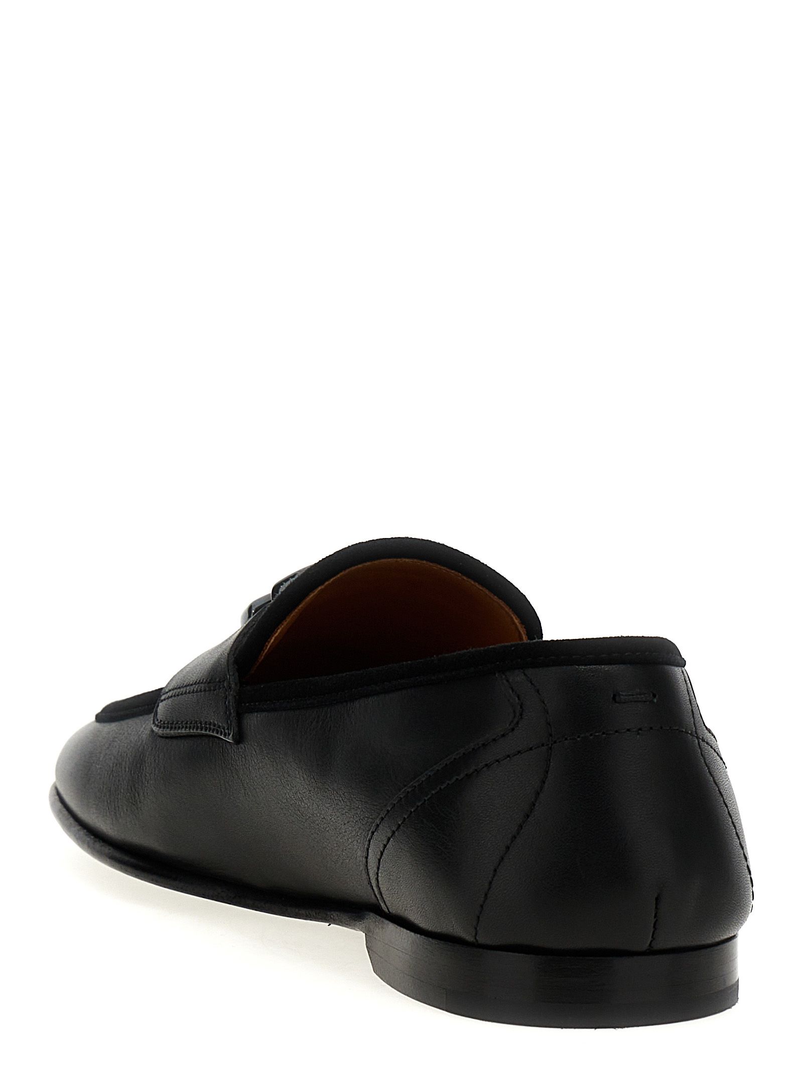 Calfskin Slip-On Men's Loafers - Dolce & Gabbana - Modalova
