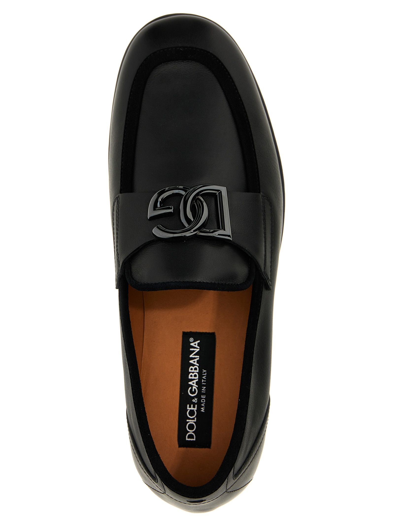 Calfskin Slip-On Men's Loafers - Dolce & Gabbana - Modalova