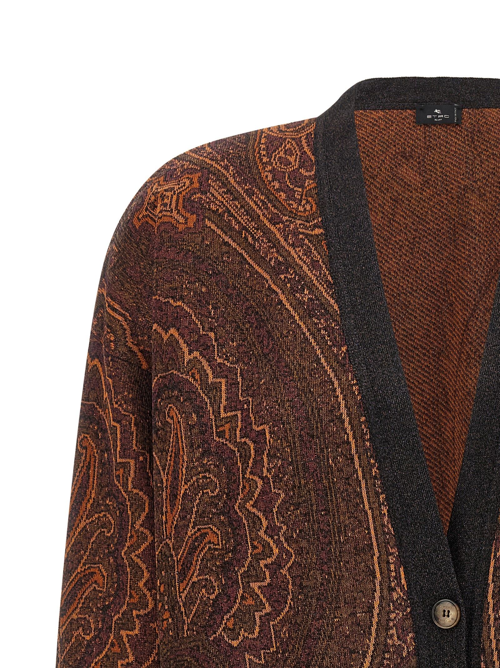 Etro Brown Viscose Women's Cardigan - Etro - Modalova
