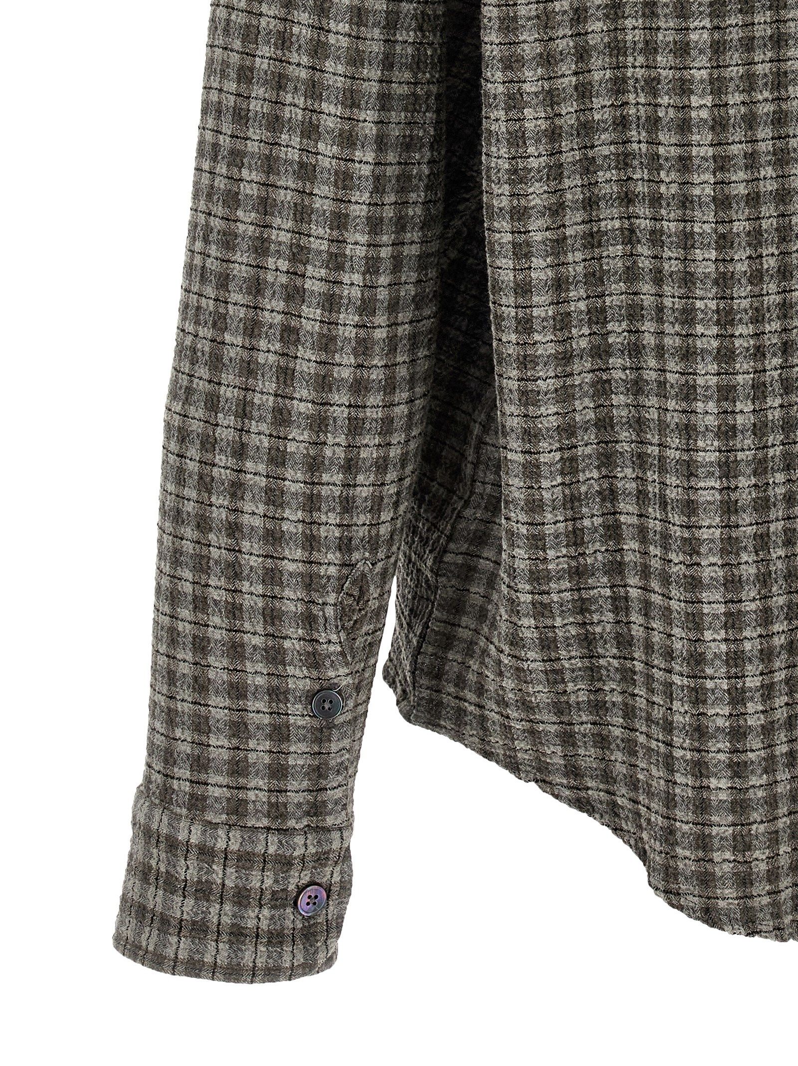 MFPEN Gray Virgin Wool Men's Blouse - MFPEN - Modalova