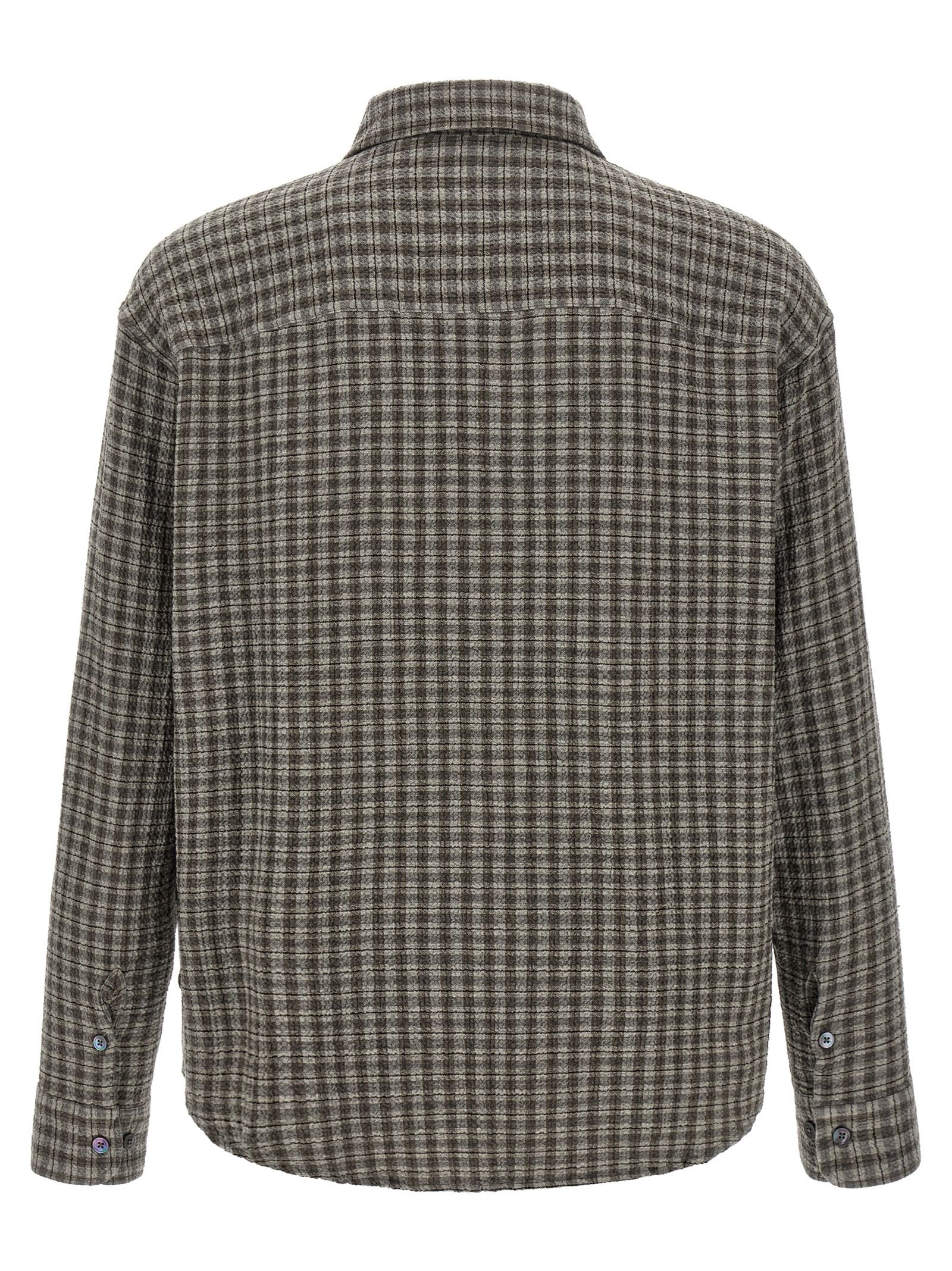 MFPEN Gray Virgin Wool Men's Blouse - MFPEN - Modalova