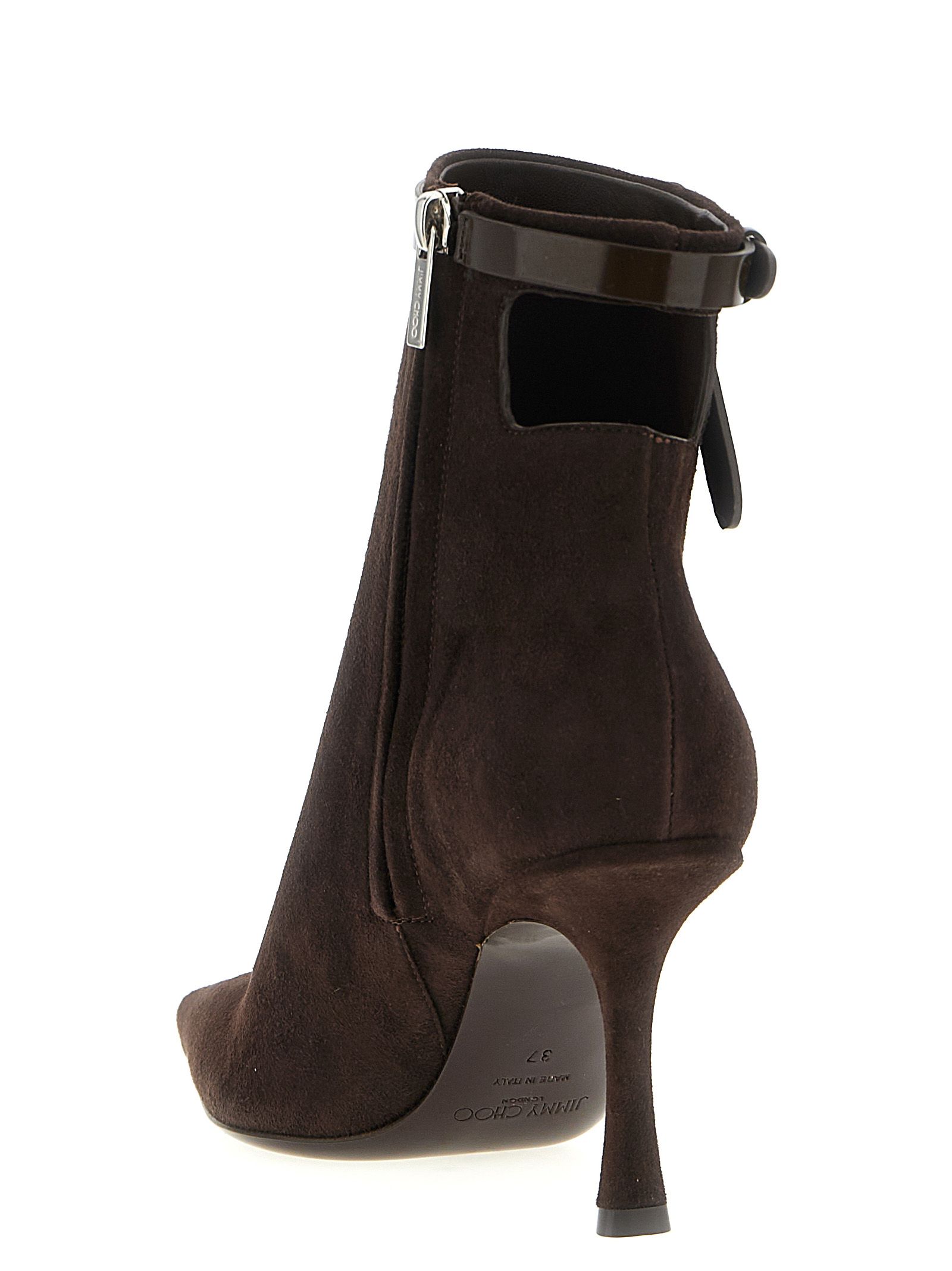 Leather Ankle Women's Boots - Jimmy Choo - Modalova