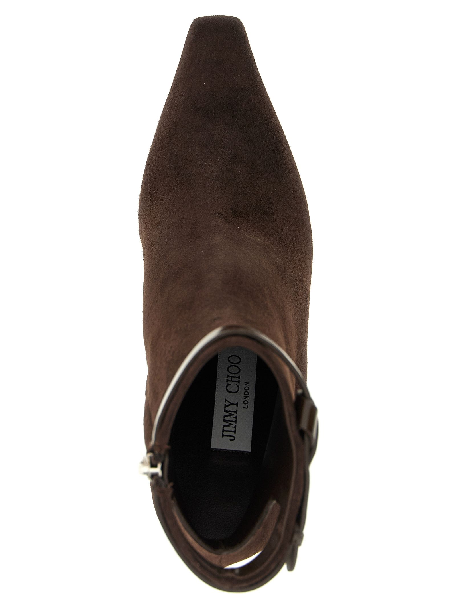 Leather Ankle Women's Boots - Jimmy Choo - Modalova