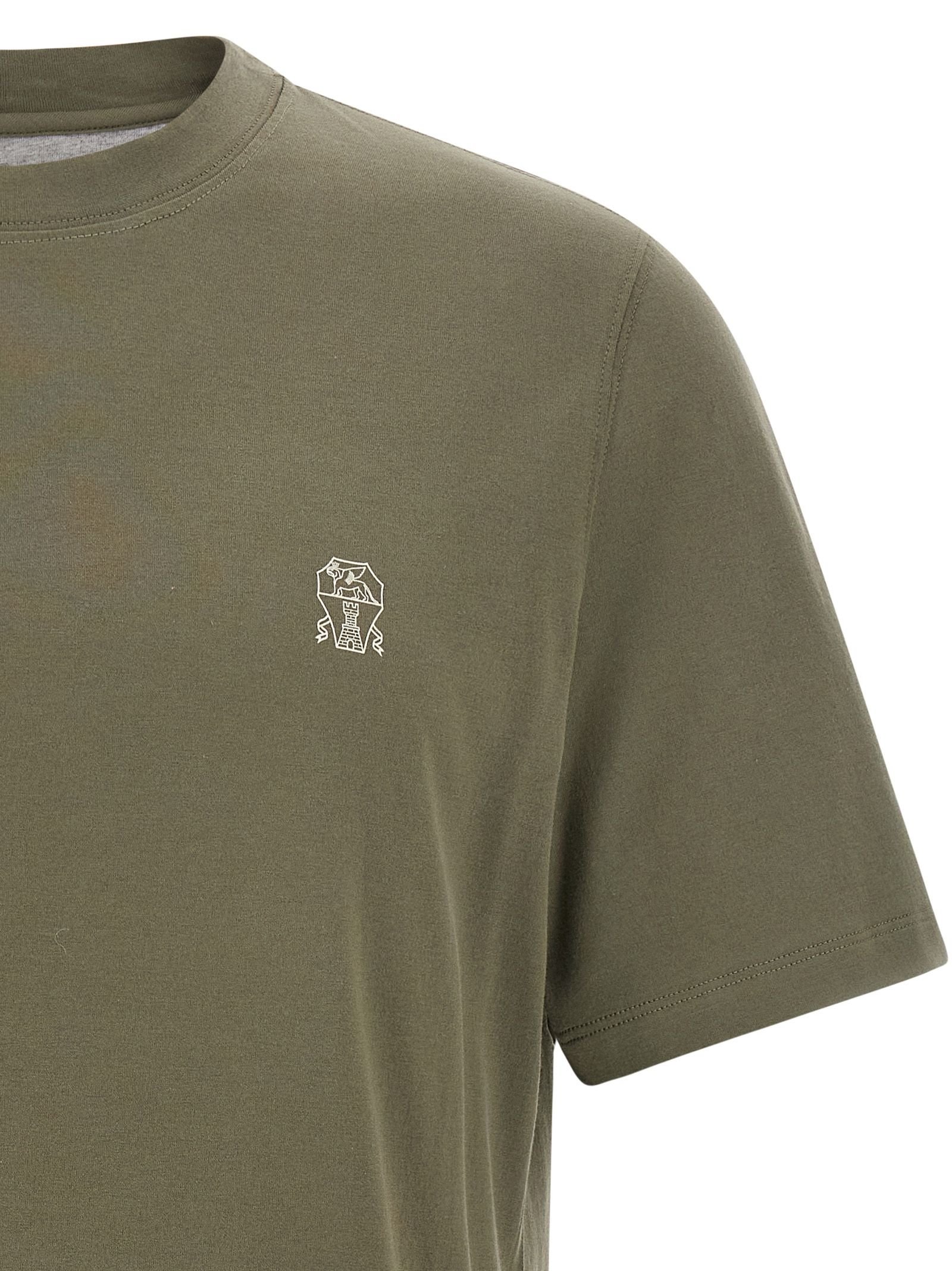 Cotton Men's T-Shirt - Brunello Cucinelli - Modalova