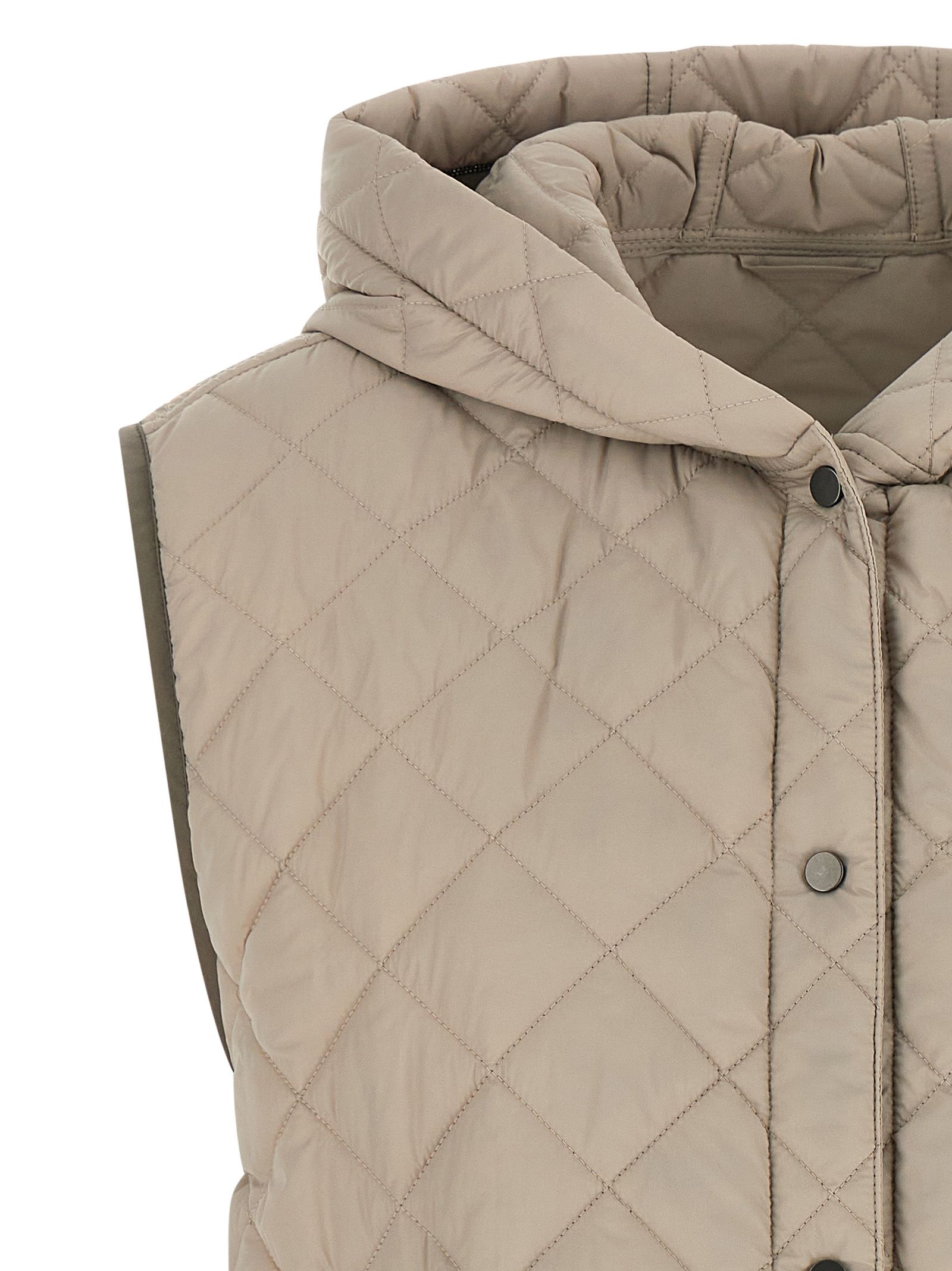 Polyamide Sleeveless Women's Jacket - Brunello Cucinelli - Modalova