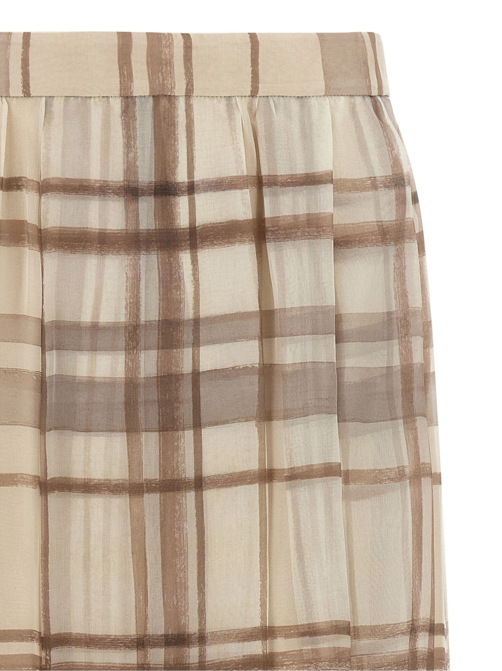 Silk Midi Women's Skirt - Brunello Cucinelli - Modalova