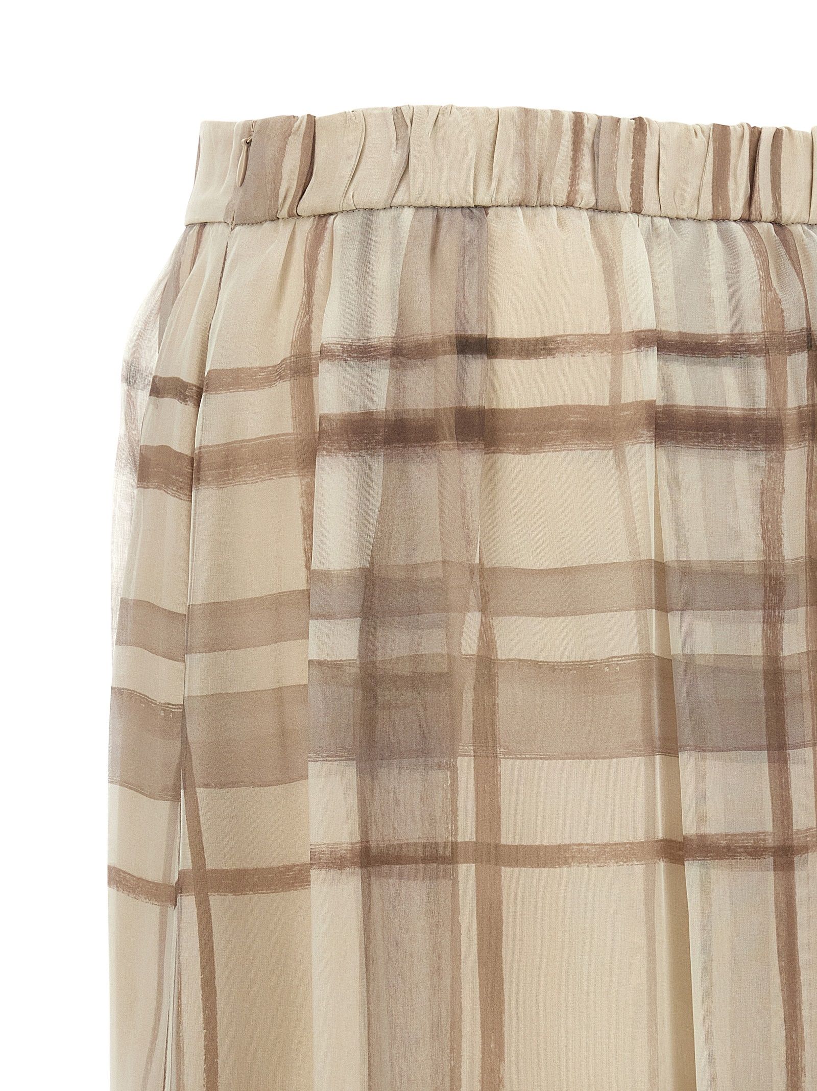 Silk Midi Women's Skirt - Brunello Cucinelli - Modalova