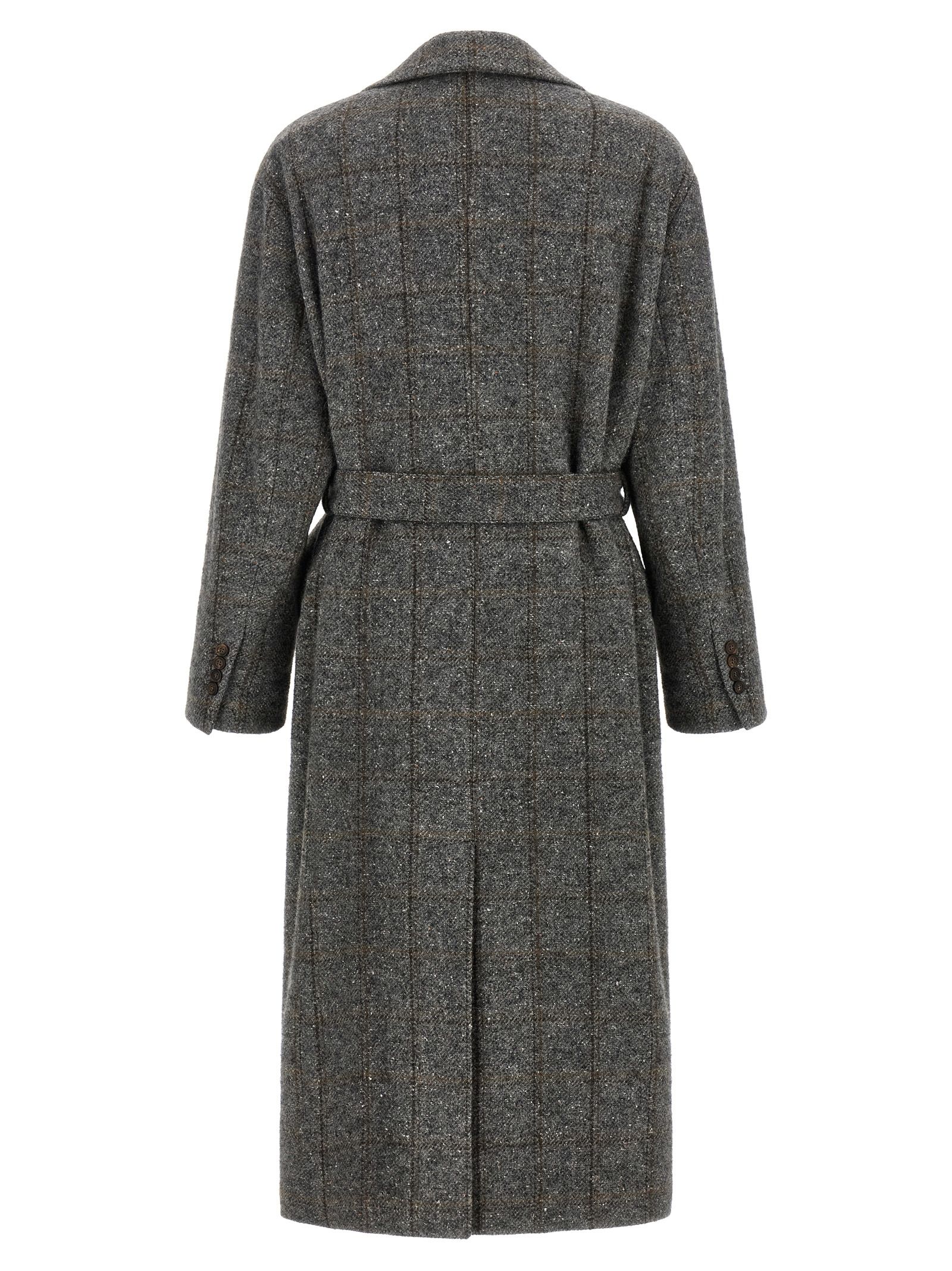 Alpaca Leather Women's Coat - Brunello Cucinelli - Modalova
