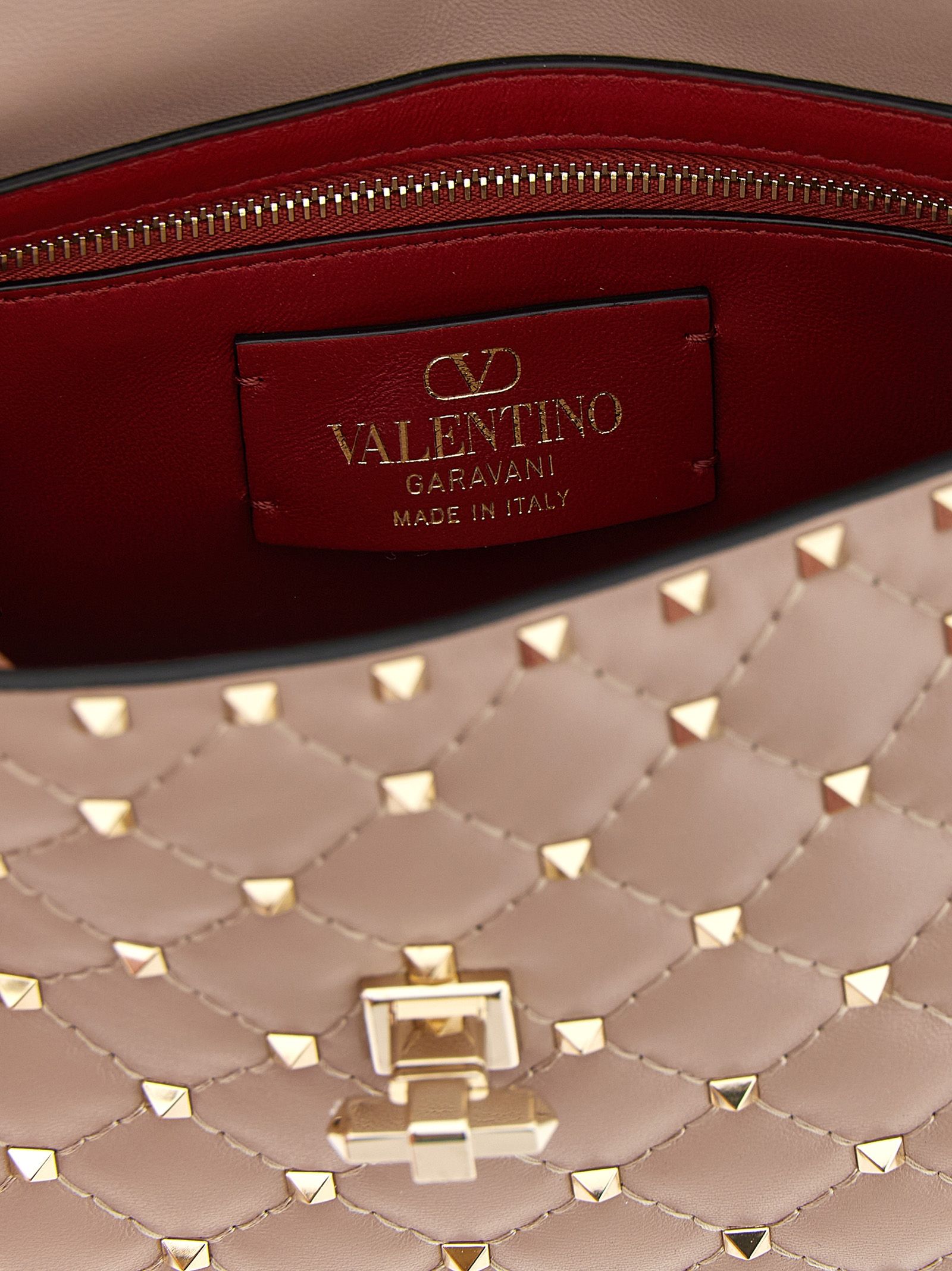 Lamb Leather Shoulder Women's Bag - Valentino Garavani - Modalova