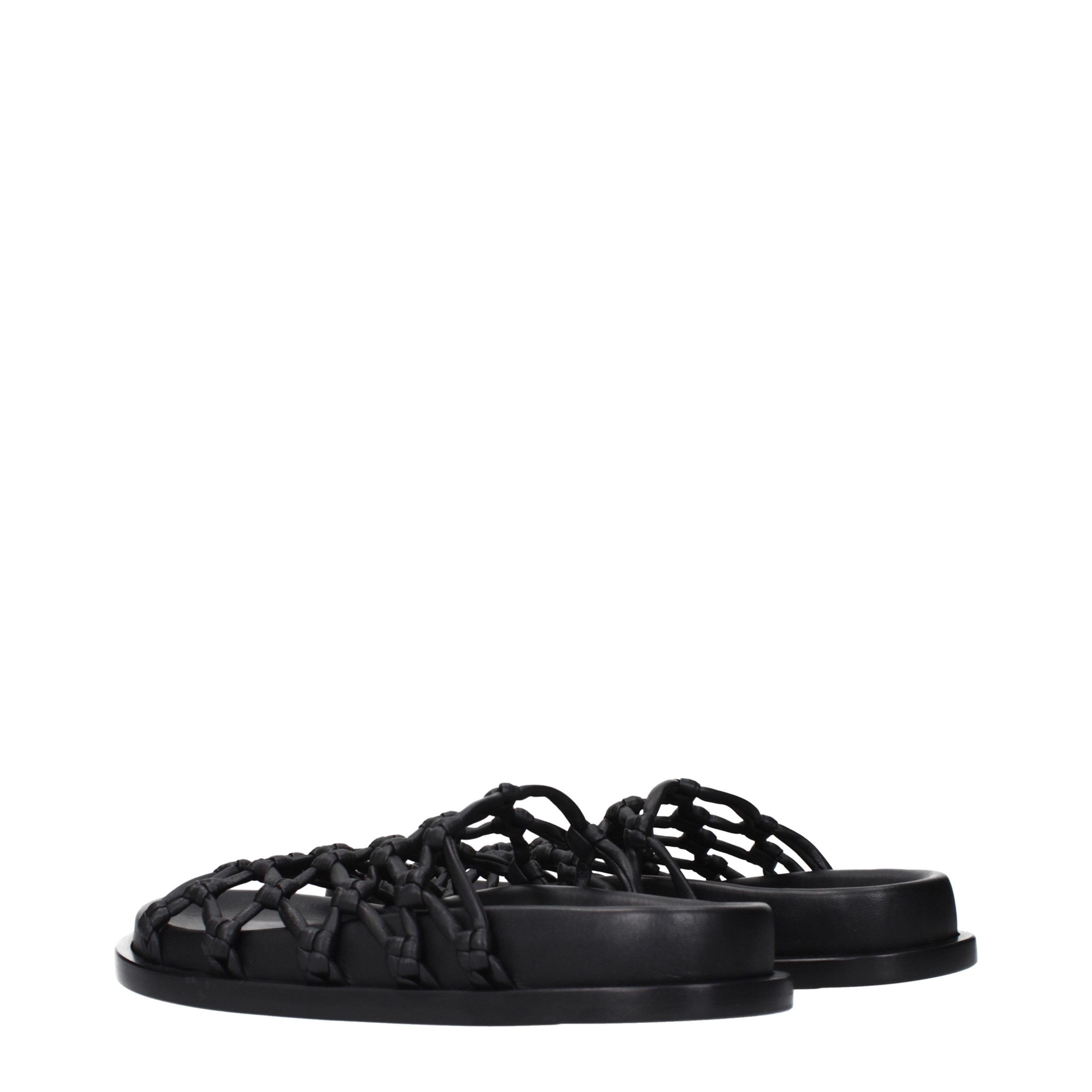 Leather Women's Slippers - Jil Sander - Modalova