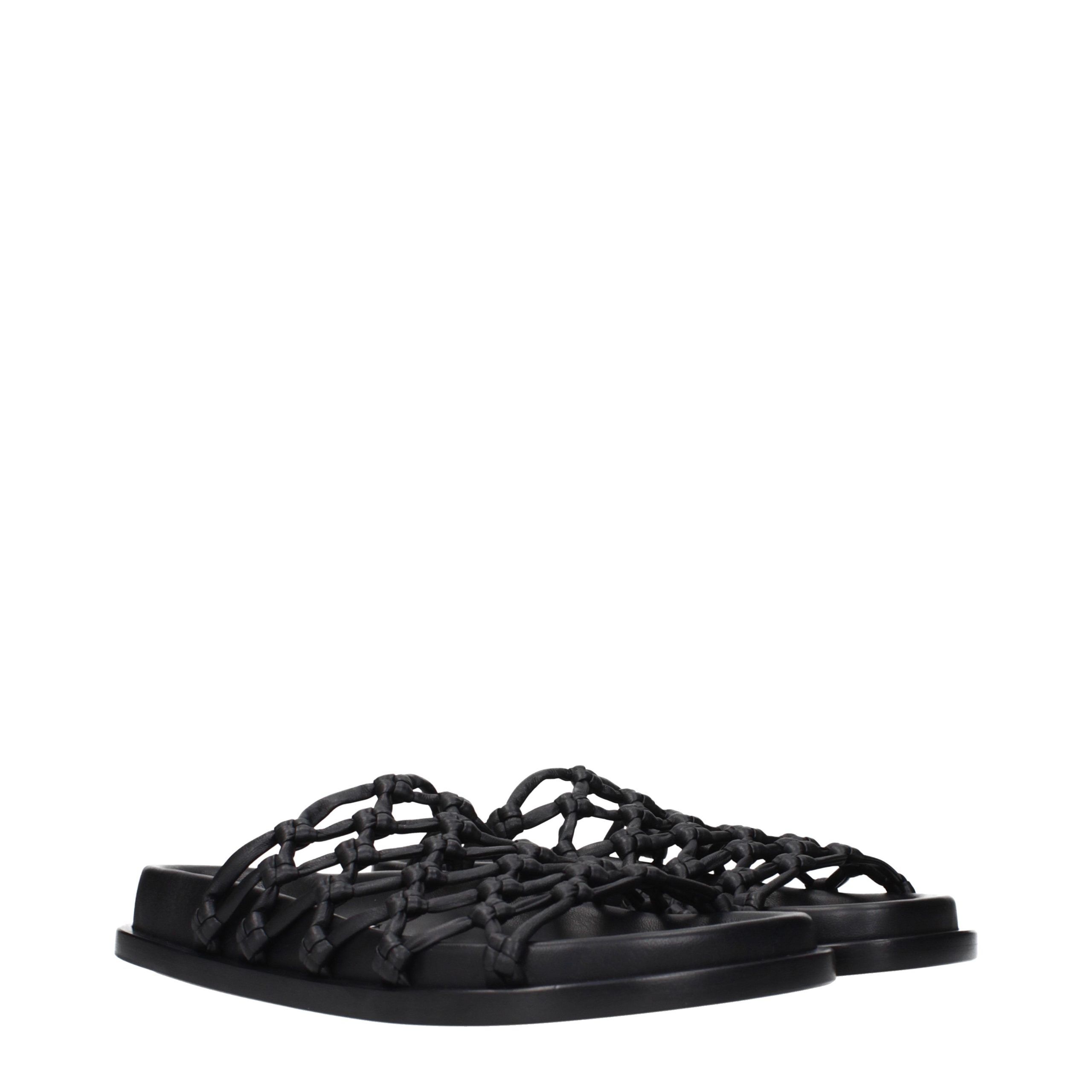 Leather Women's Slippers - Jil Sander - Modalova