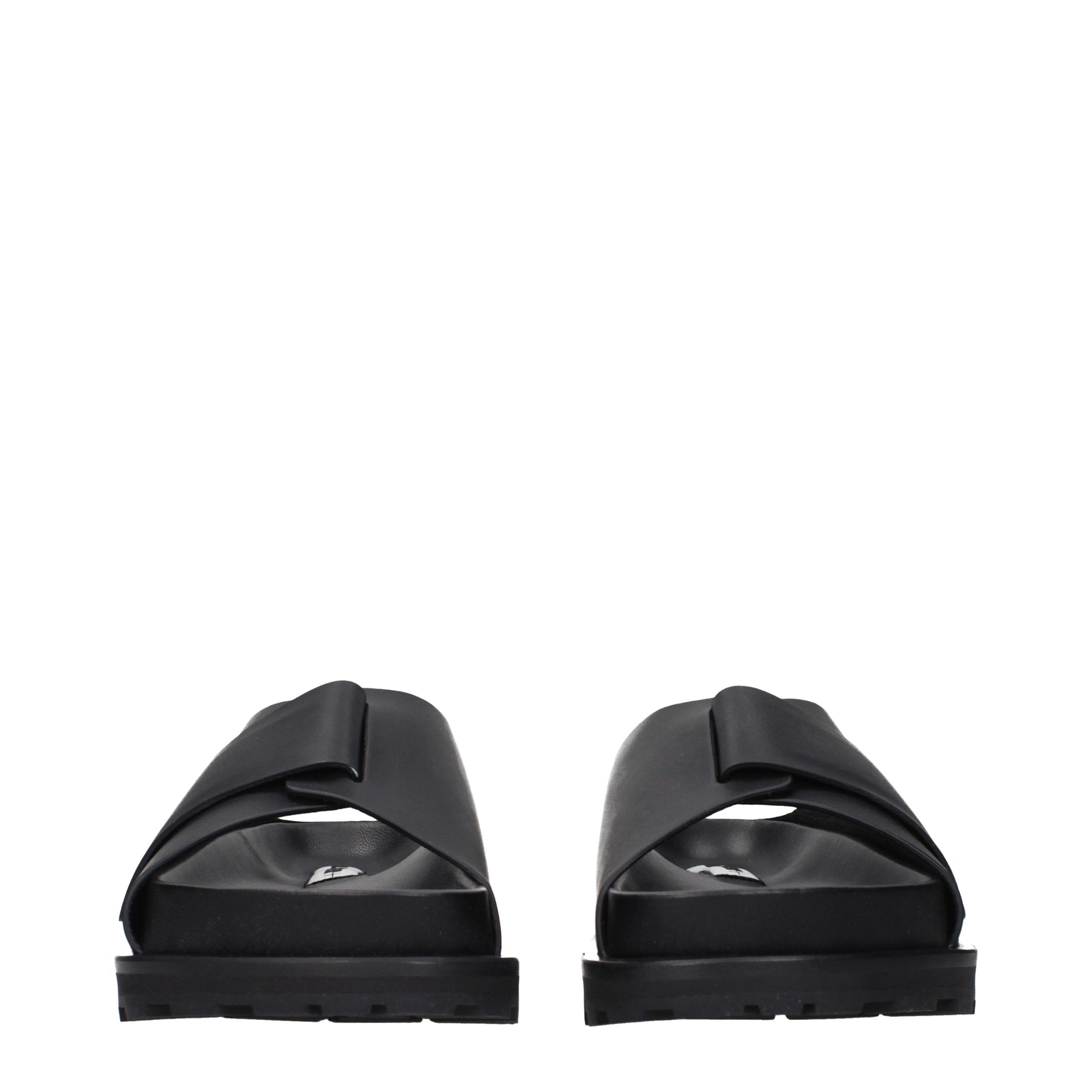 Leather Women's Slippers - Jil Sander - Modalova