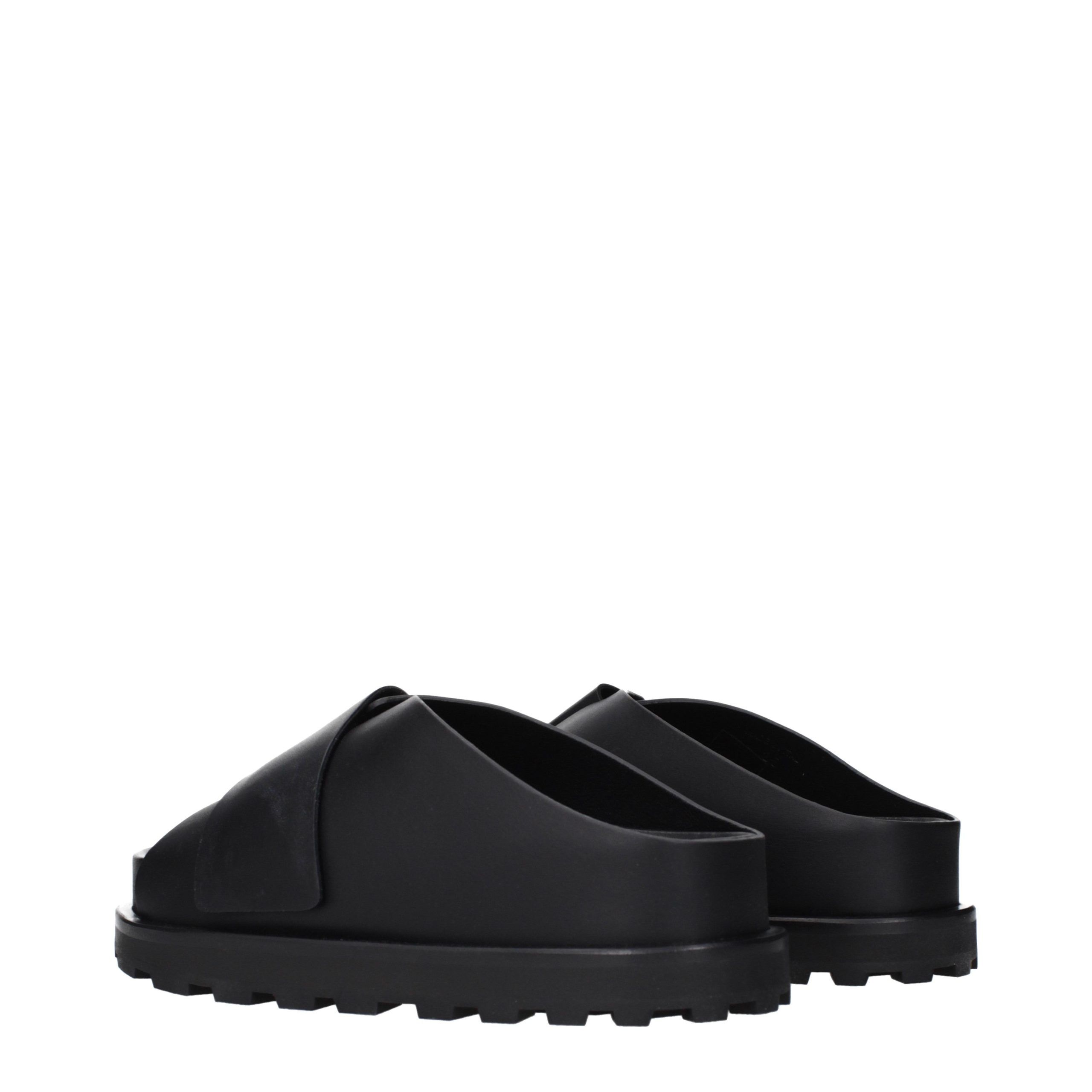 Leather Women's Slippers - Jil Sander - Modalova