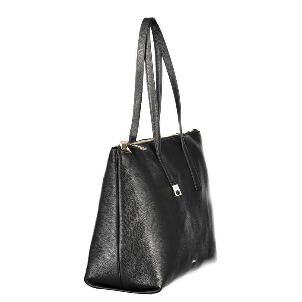 Furla Black Leather Women's Handbag - Furla - Modalova