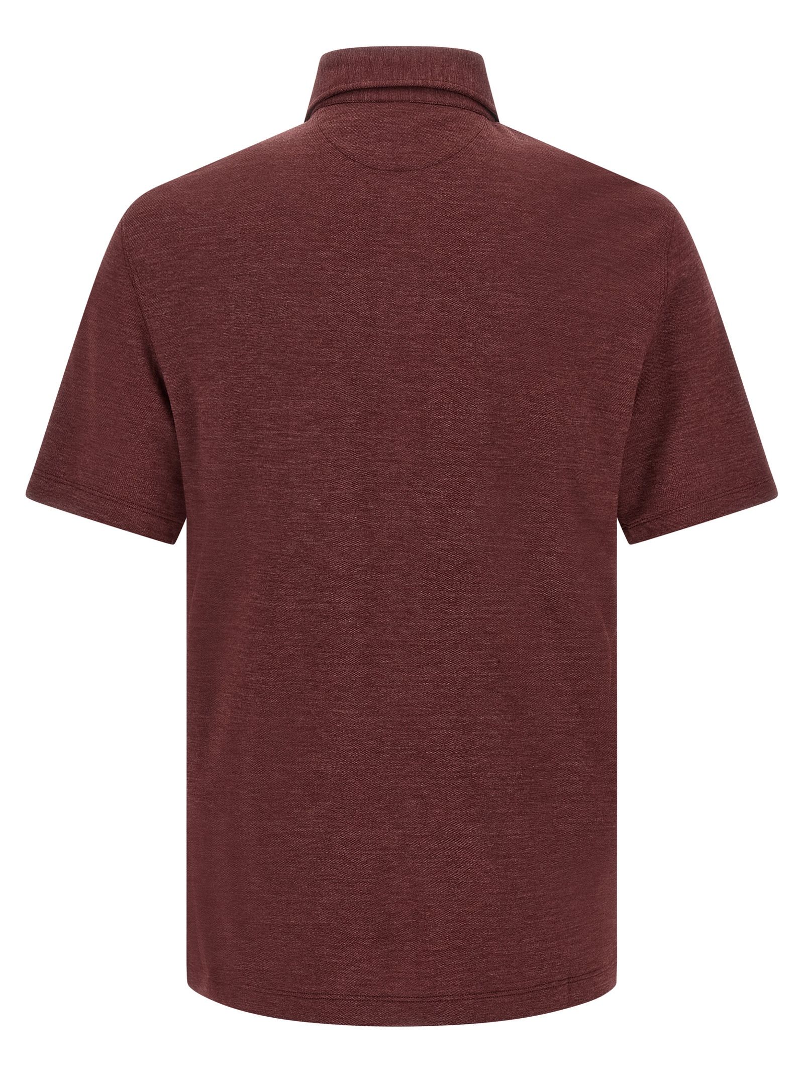 Virgin Wool Polo Men's Shirt - Brunello Cucinelli - Modalova