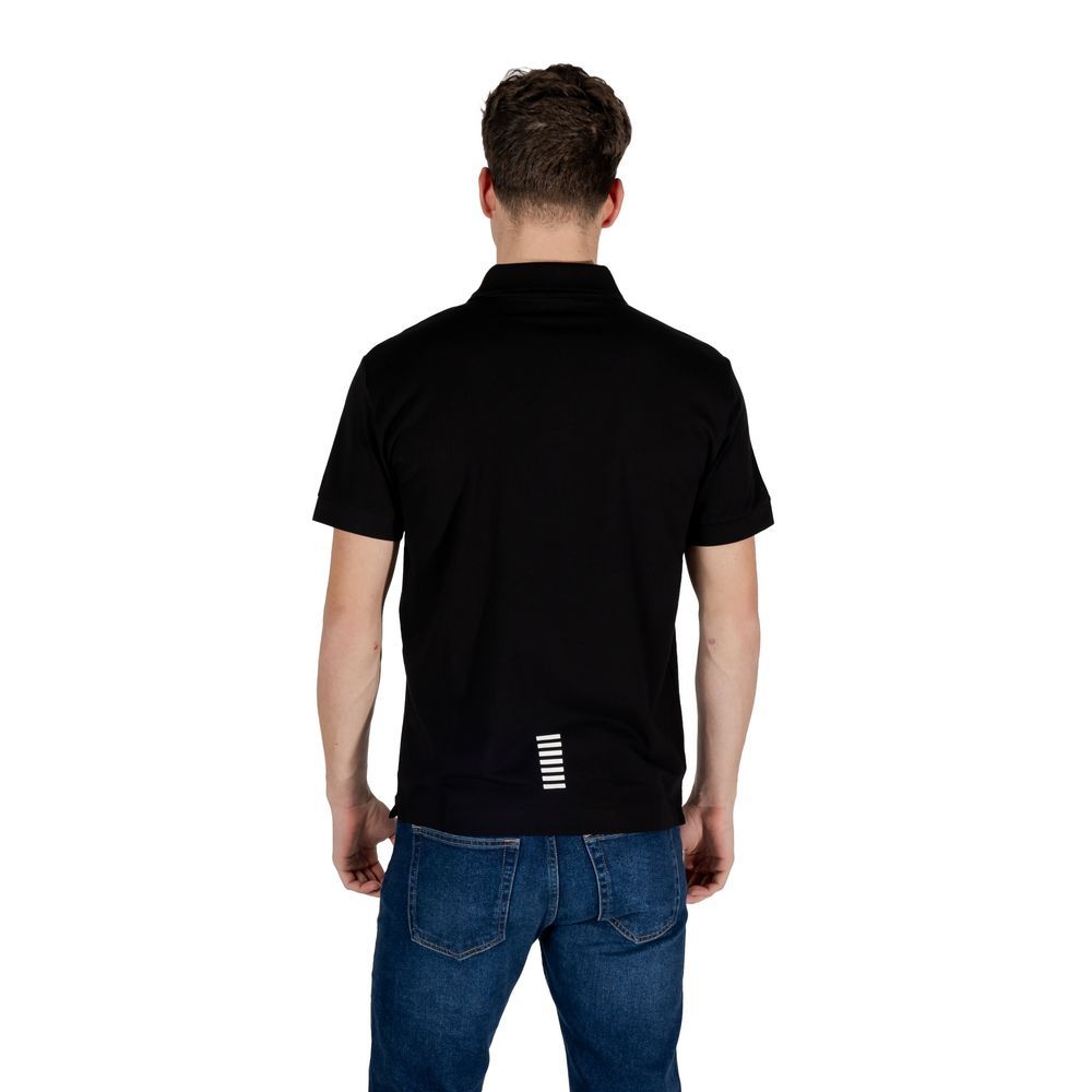 Cotton Polo Men's Shirt - EA7 Emporio Armani - Modalova